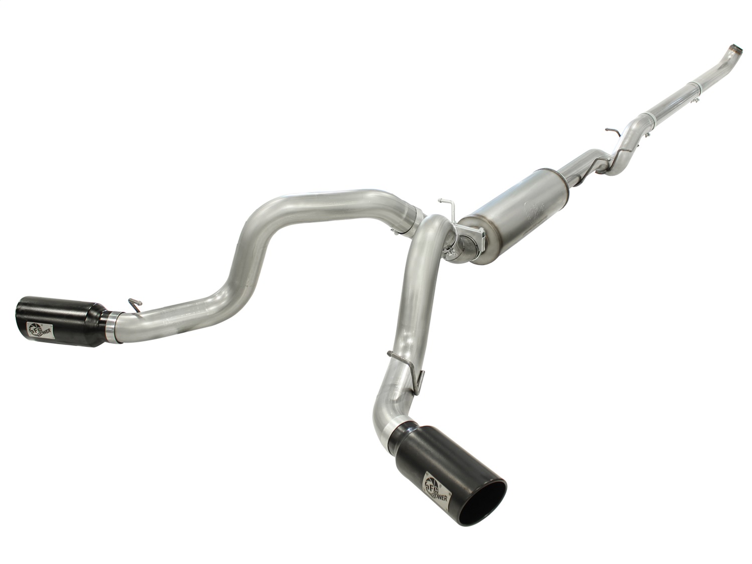 AFE Filters 49-44045-B LARGE Bore HD Down-Pipe Back Exhaust System