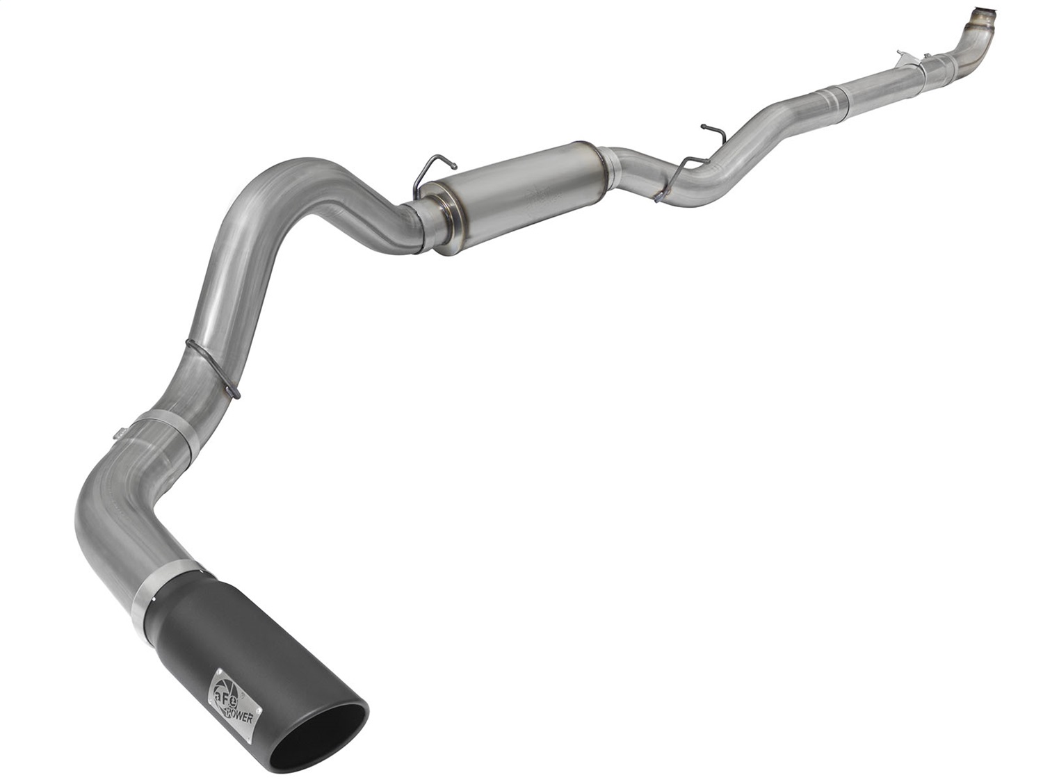 AFE Filters 49-44060-B LARGE Bore HD Down-Pipe Back Exhaust System