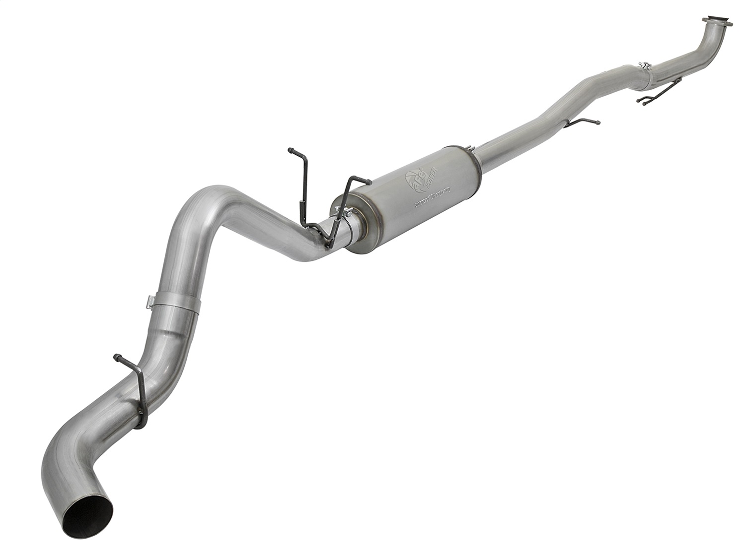 AFE Filters 49-44087 LARGE Bore HD Down-Pipe Back Exhaust System