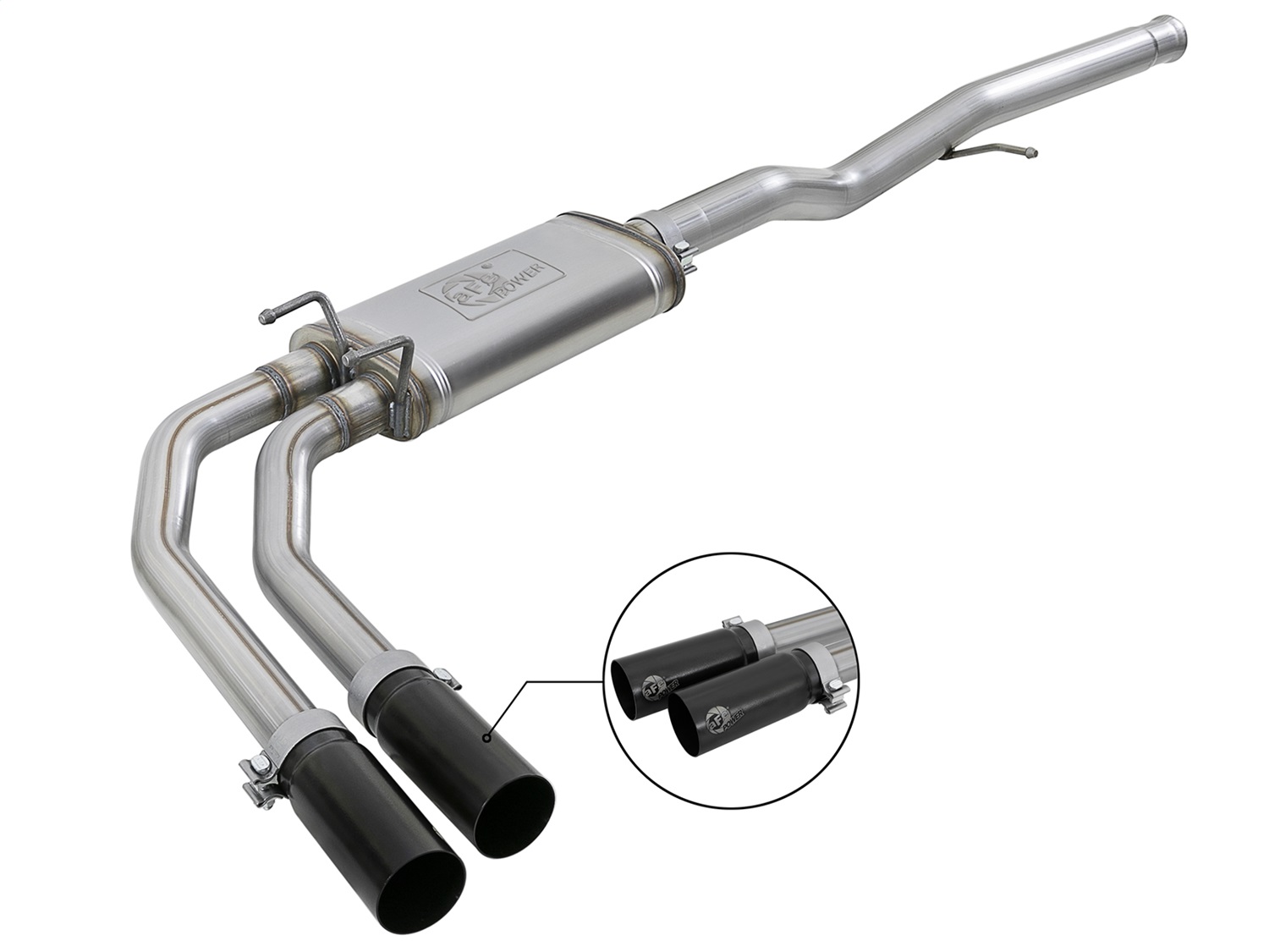 AFE Filters 49-44098-B Rebel Series Cat-Back Exhaust System
