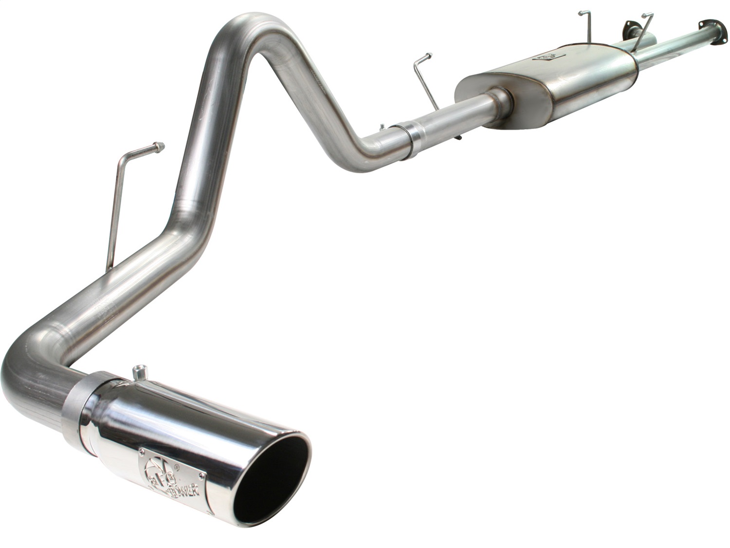 aFe Cat-Back 3in  Exhaust Fit Tundra 07-09 V8-5.7L 145.7 WB w/ Polished Tip