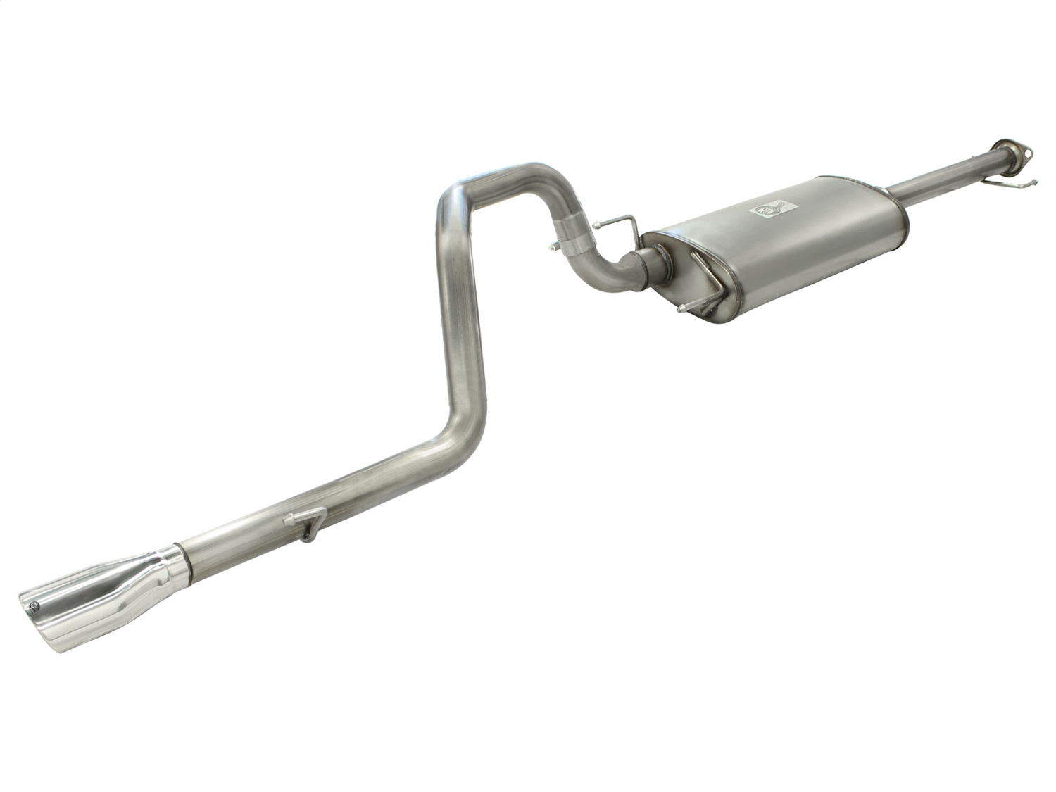 AFE 2-1/2in 409 Stainless Steel Cat-Back Exhaust System w/Polished Tip
