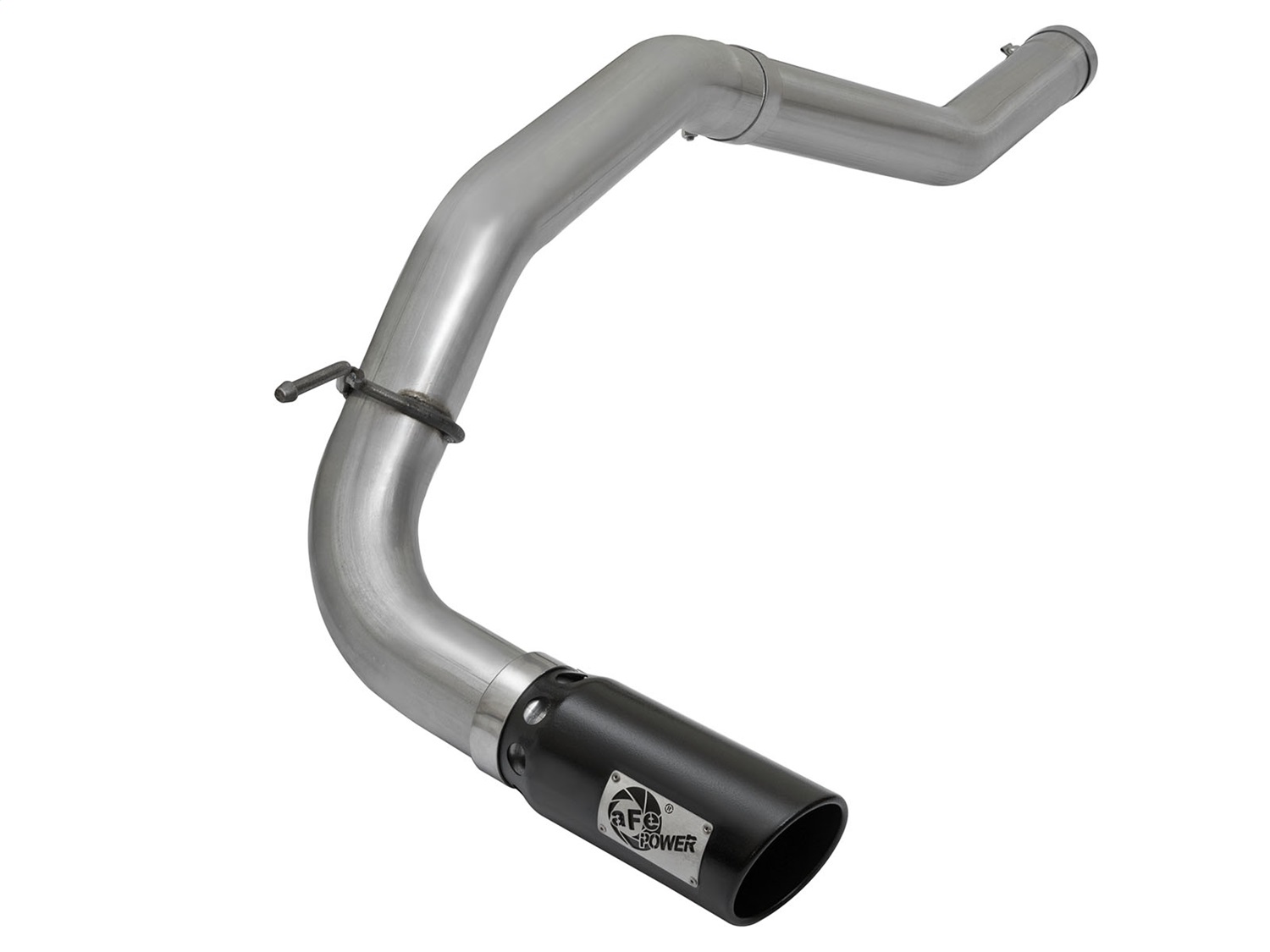aFe for Large Bore-HD 4 IN DPF-Back Exhaust w/Black Tip Nissan Titan XD 16-19