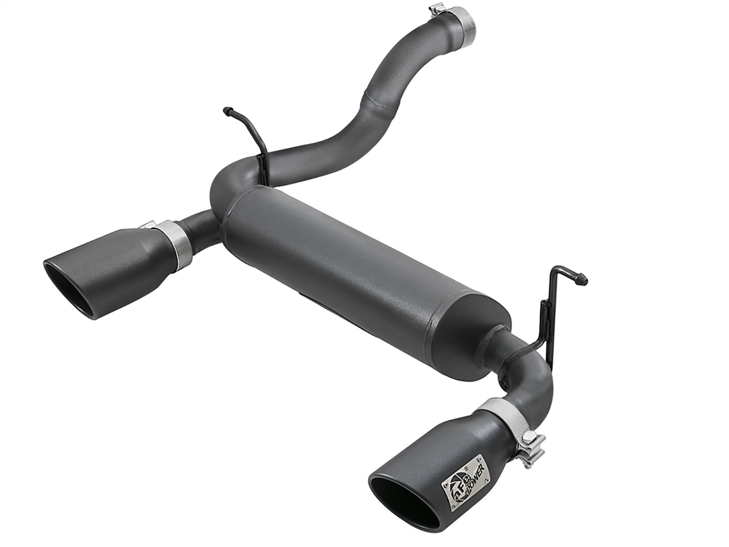 AFE Filters 49-48067-B Rebel Series Axle-Back Exhaust System Fits Wrangler (JL)