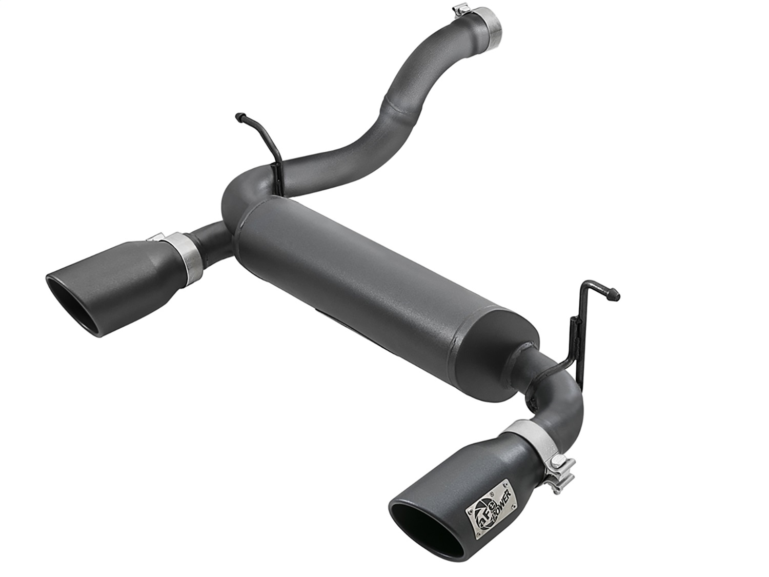 aFe Rebel Series 2.5in Axle-Back Exhaust For 2018+ Jeep Wrangler (JL) V6 3.6L