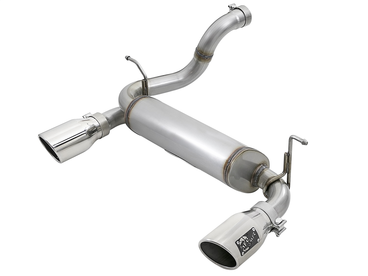 AFE Filters 49-48067-P Rebel Series Axle-Back Exhaust System Fits Wrangler (JL)