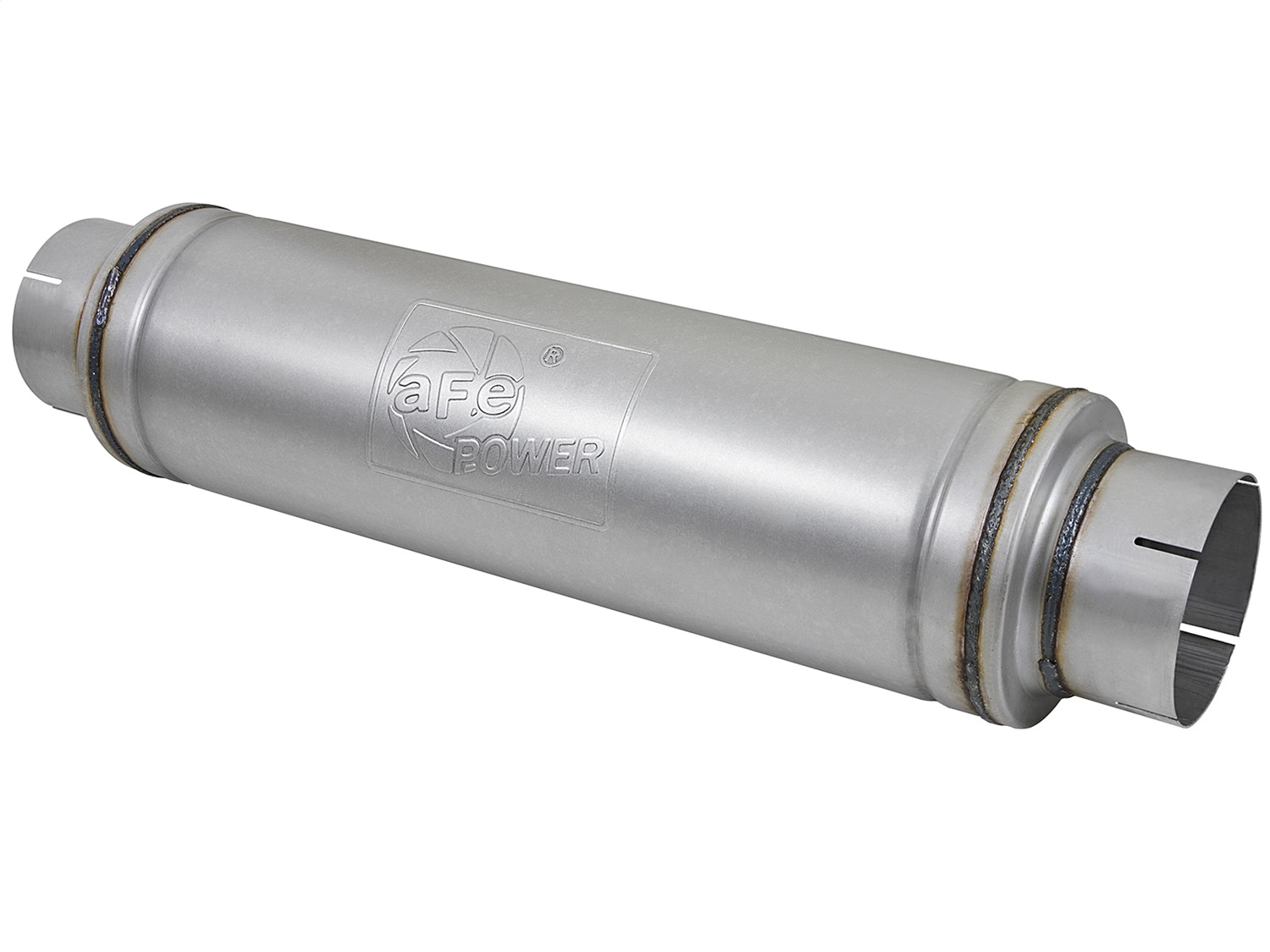 aFe ATLAS Aluminized Steel Muffler 5in Center/Center 24in L x 7in Diameter