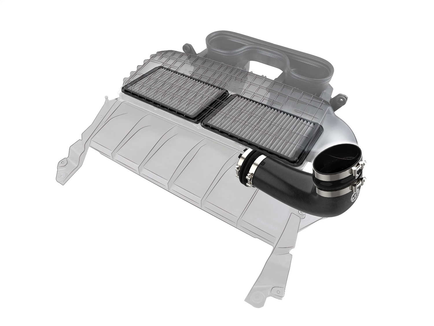 AFE Filters 55-10014DC Super Stock Pro DRY S Air Intake System Fits 21-24 1500