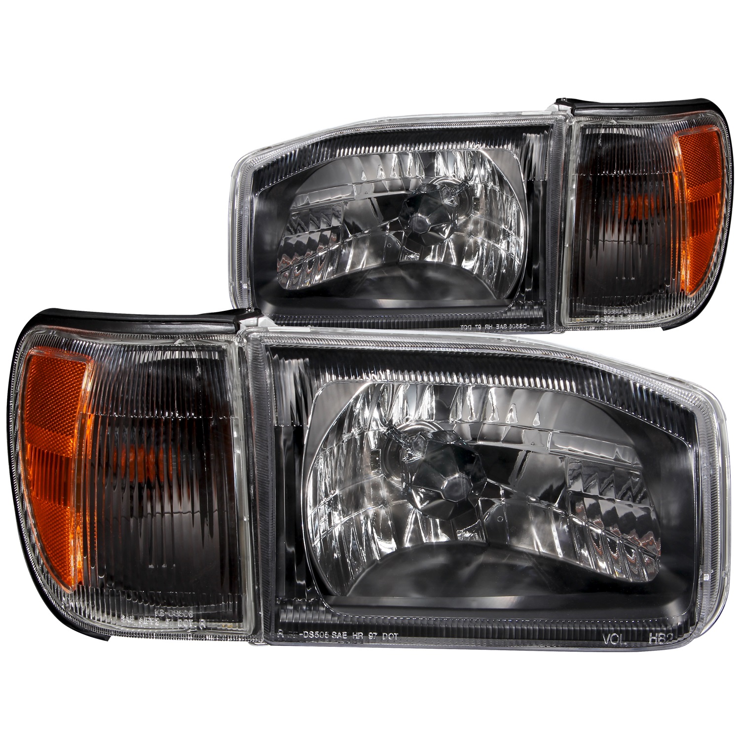 Anzo USA 111051 Crystal Headlight Set Fits 99-04 Pathfinder