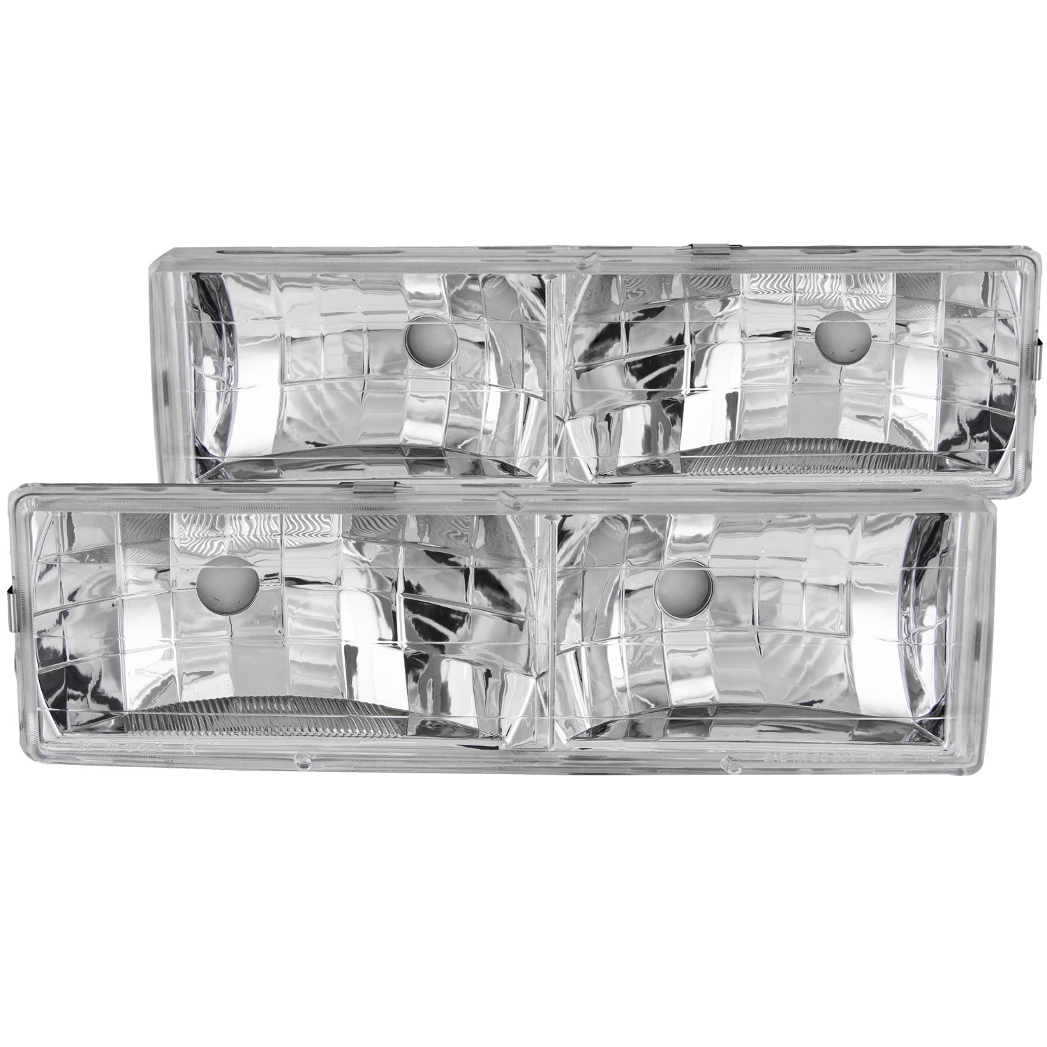 Anzo USA 111136 Crystal Headlight Set