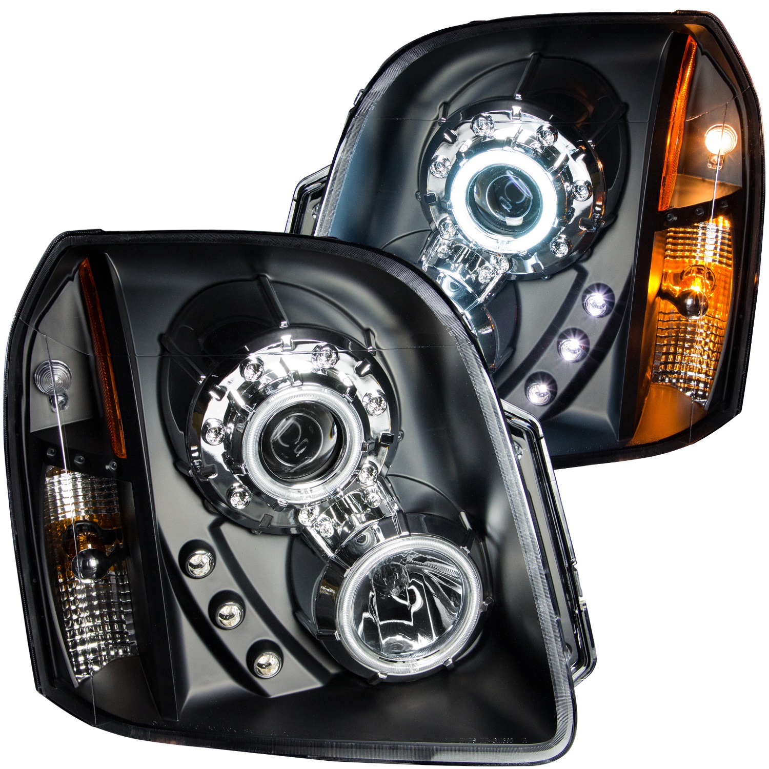 Anzo USA 111148 Projector Headlight Set w/Halo