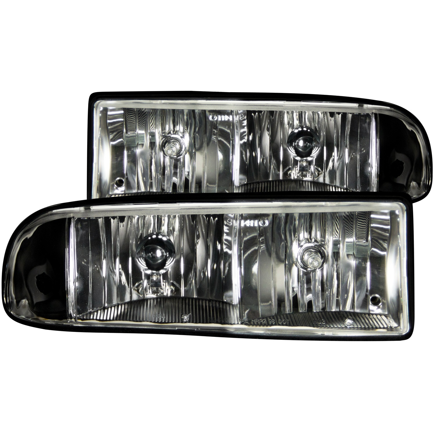 Anzo USA 111156 Crystal Headlight Set Fits 98-04 S10 Blazer S10 Pickup