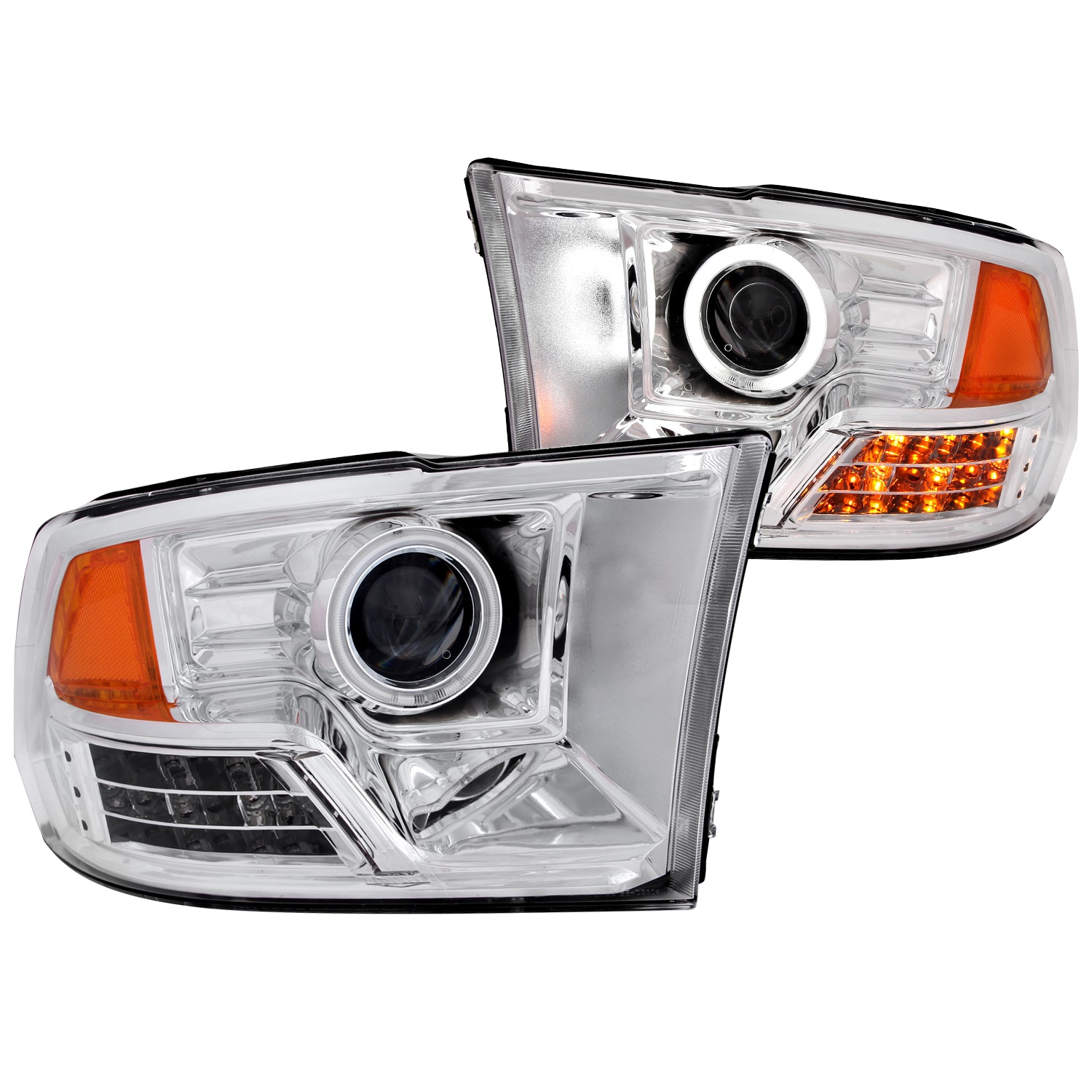 Anzo USA 111160 Projector Headlight Set w/Halo