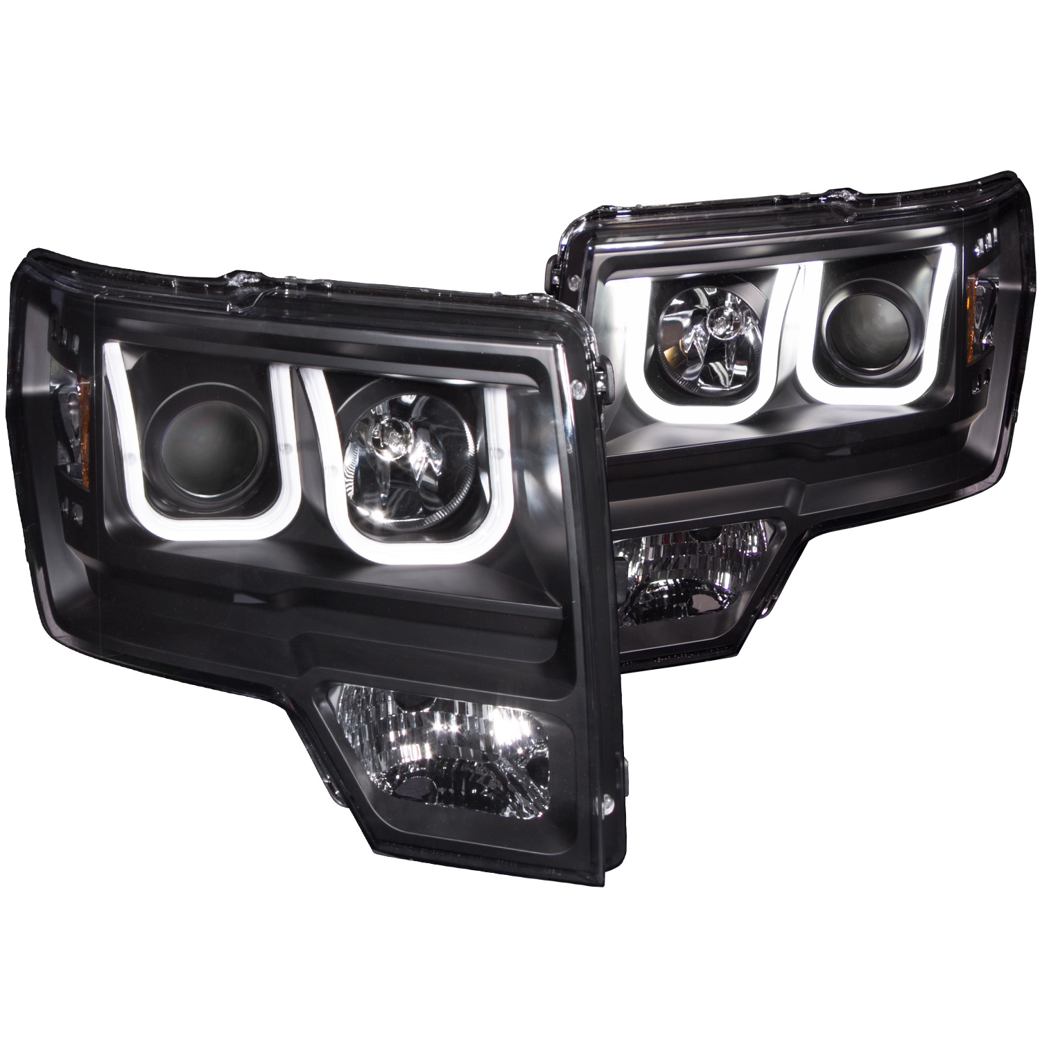 Anzo USA 111263 Projector Headlight Set Fits 09-14 F-150