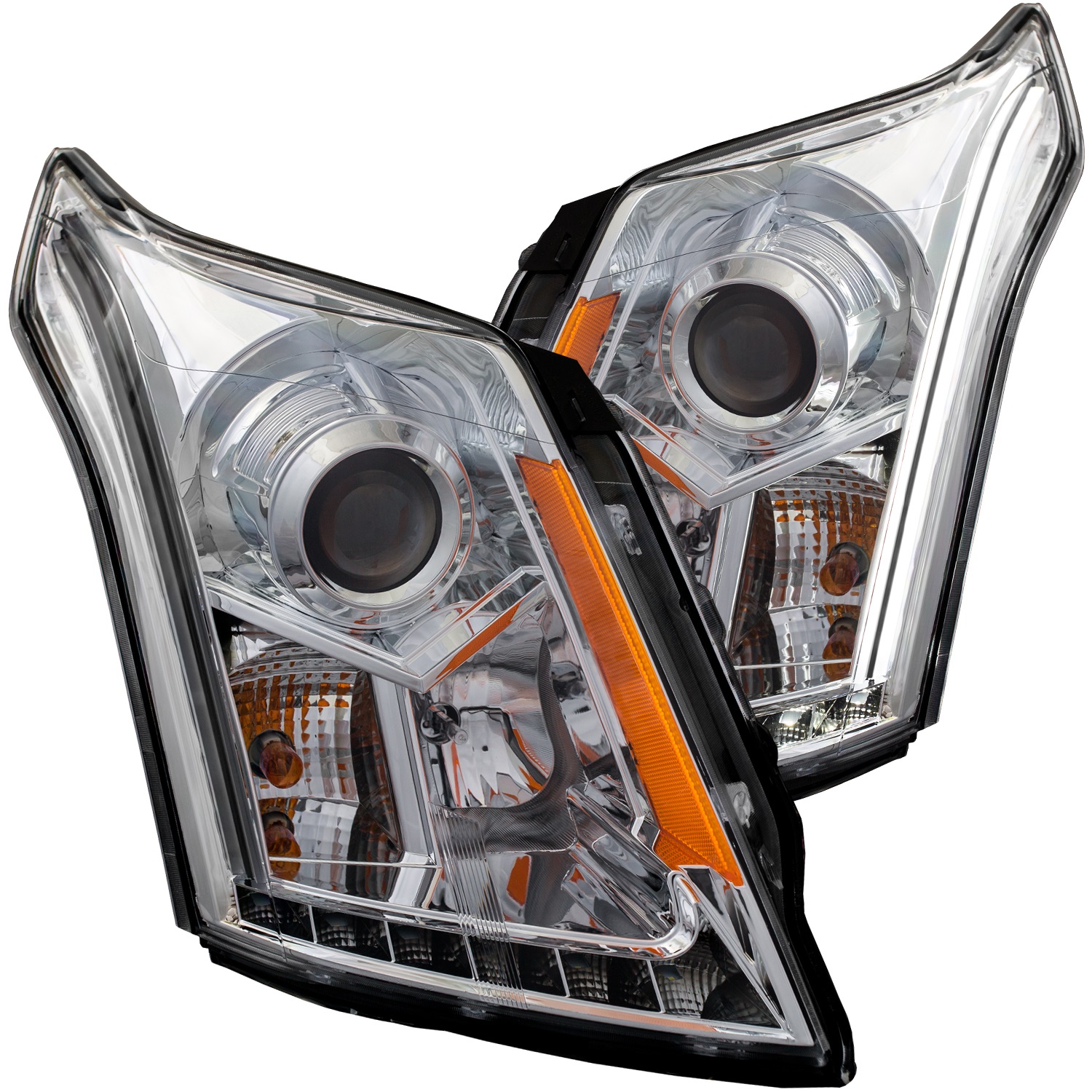 Anzo USA 111307 Projector Headlight Set Fits 10-16 SRX