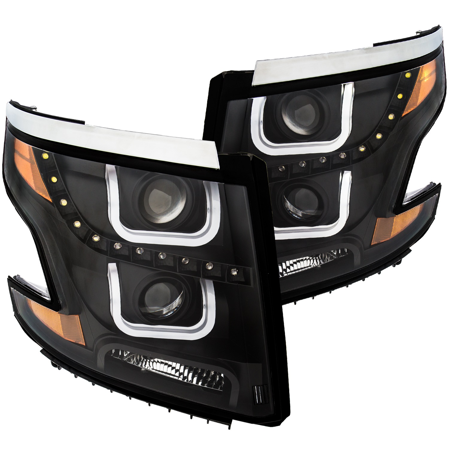 Anzo USA 111340 Projector Headlight Set Fits 15-19 Tahoe