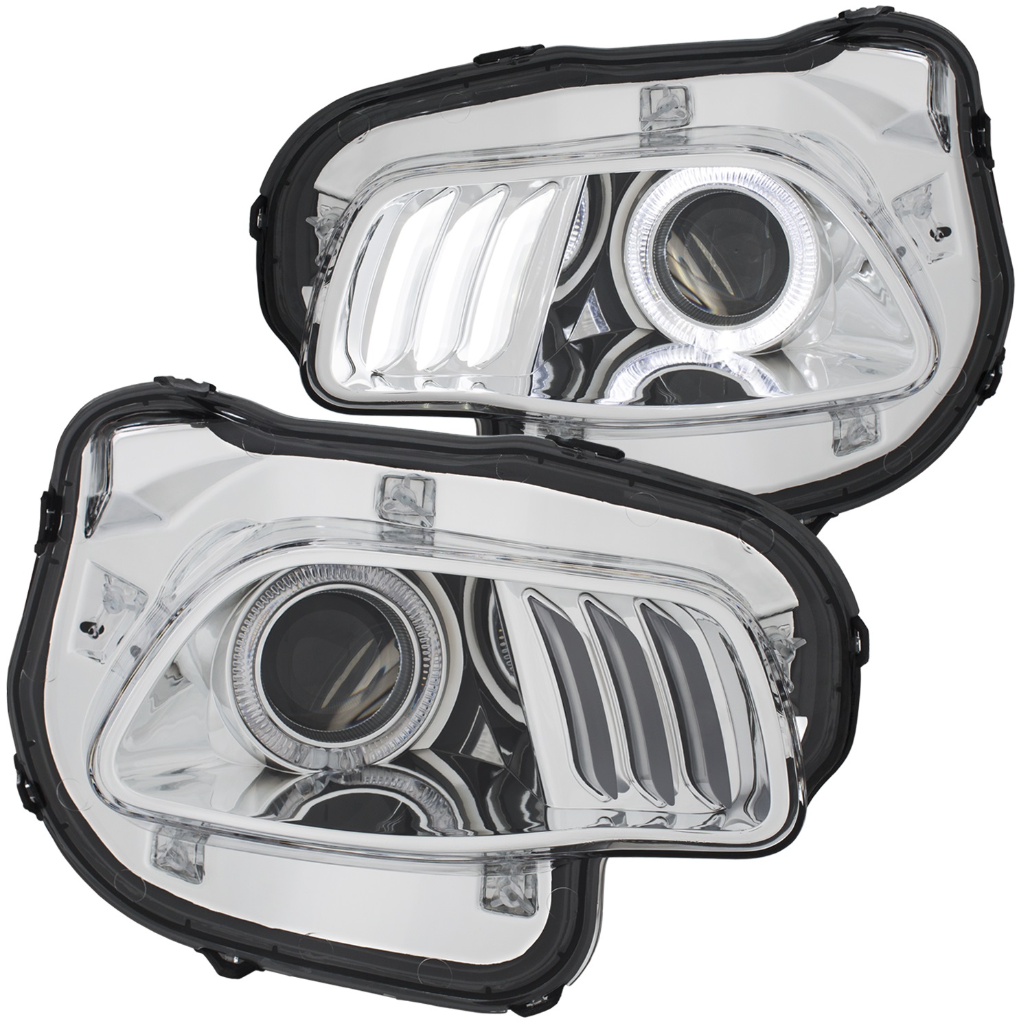 Anzo USA 111354 Projector Headlight Set Fits 14-18 Cherokee (KL)