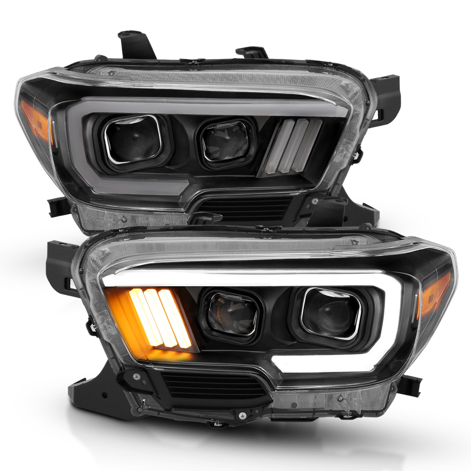 Anzo USA 111379 Projector Headlight Set Fits 16-23 Tacoma