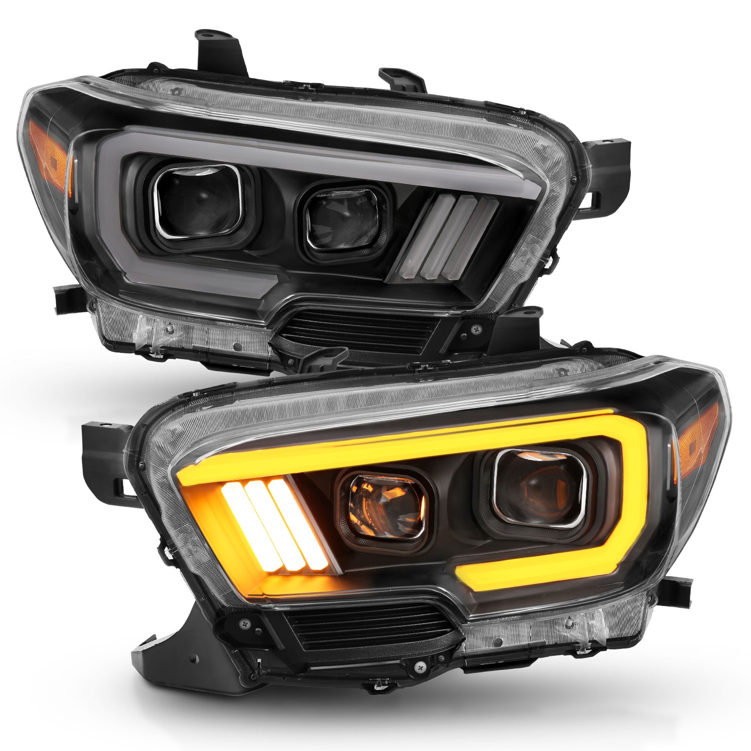 Anzo USA 111397 Projector Headlight Set Fits 16-23 Tacoma