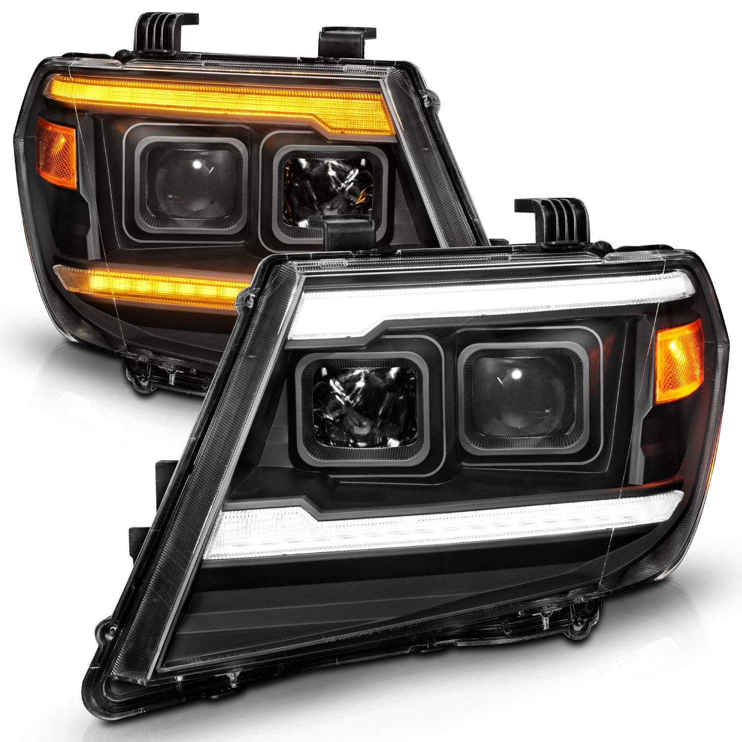 Anzo USA 111597 Projector Headlight Set Fits 09-20 Frontier