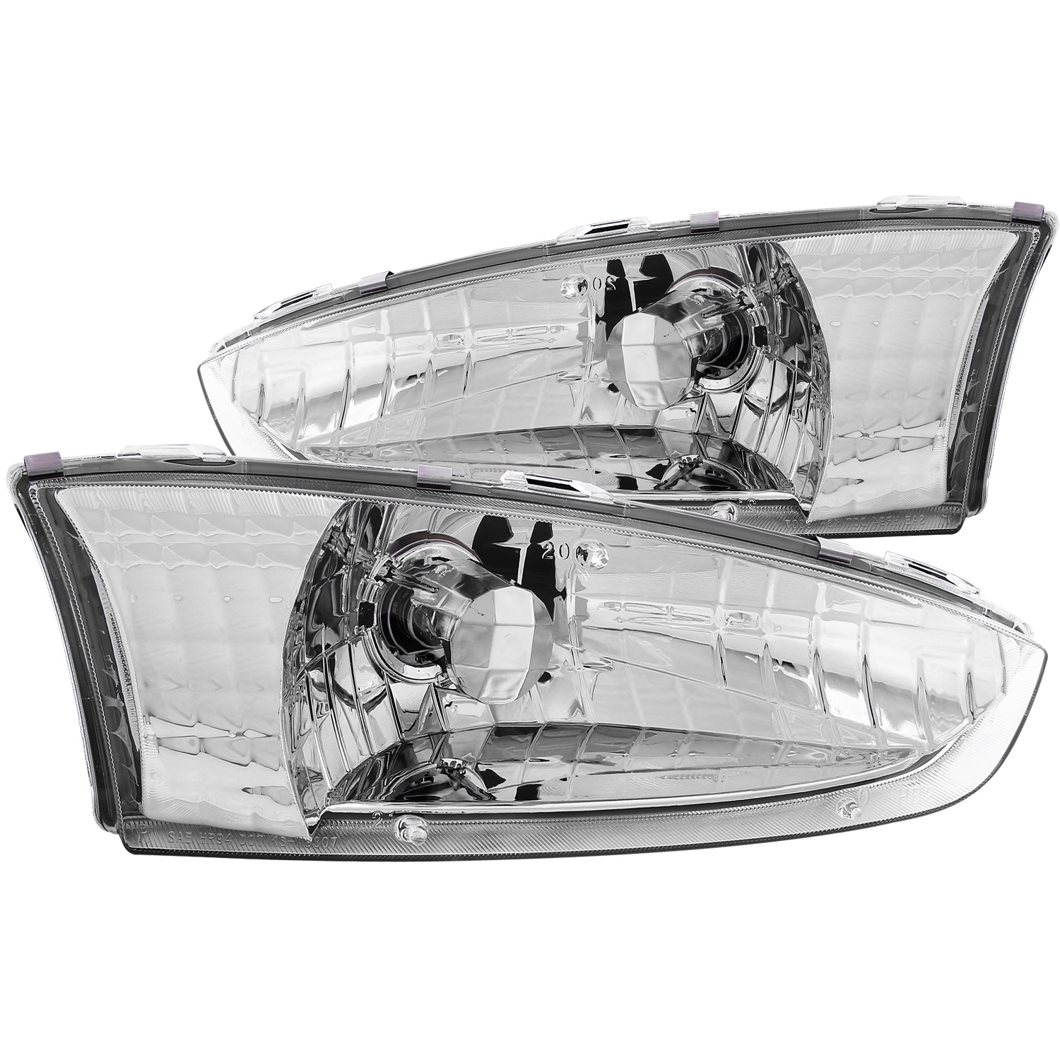 Anzo USA 121106 Crystal Headlight Set Fits 97-02 Mirage