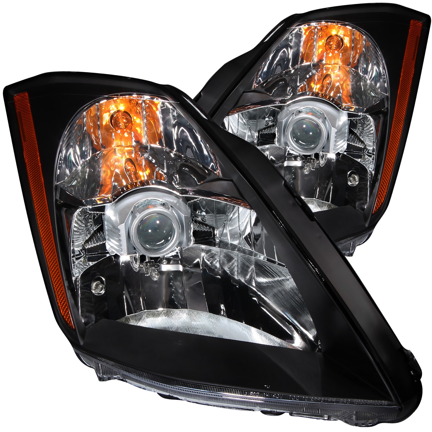 Anzo USA 121108 Crystal Headlight Set Fits 03-05 350Z