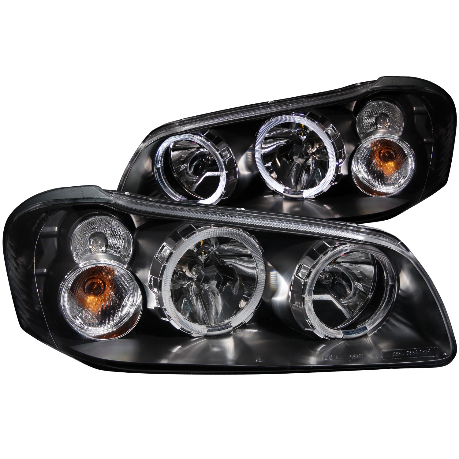 Anzo USA 121113 Crystal Headlight Set w/Halo Fits 02-03 Maxima