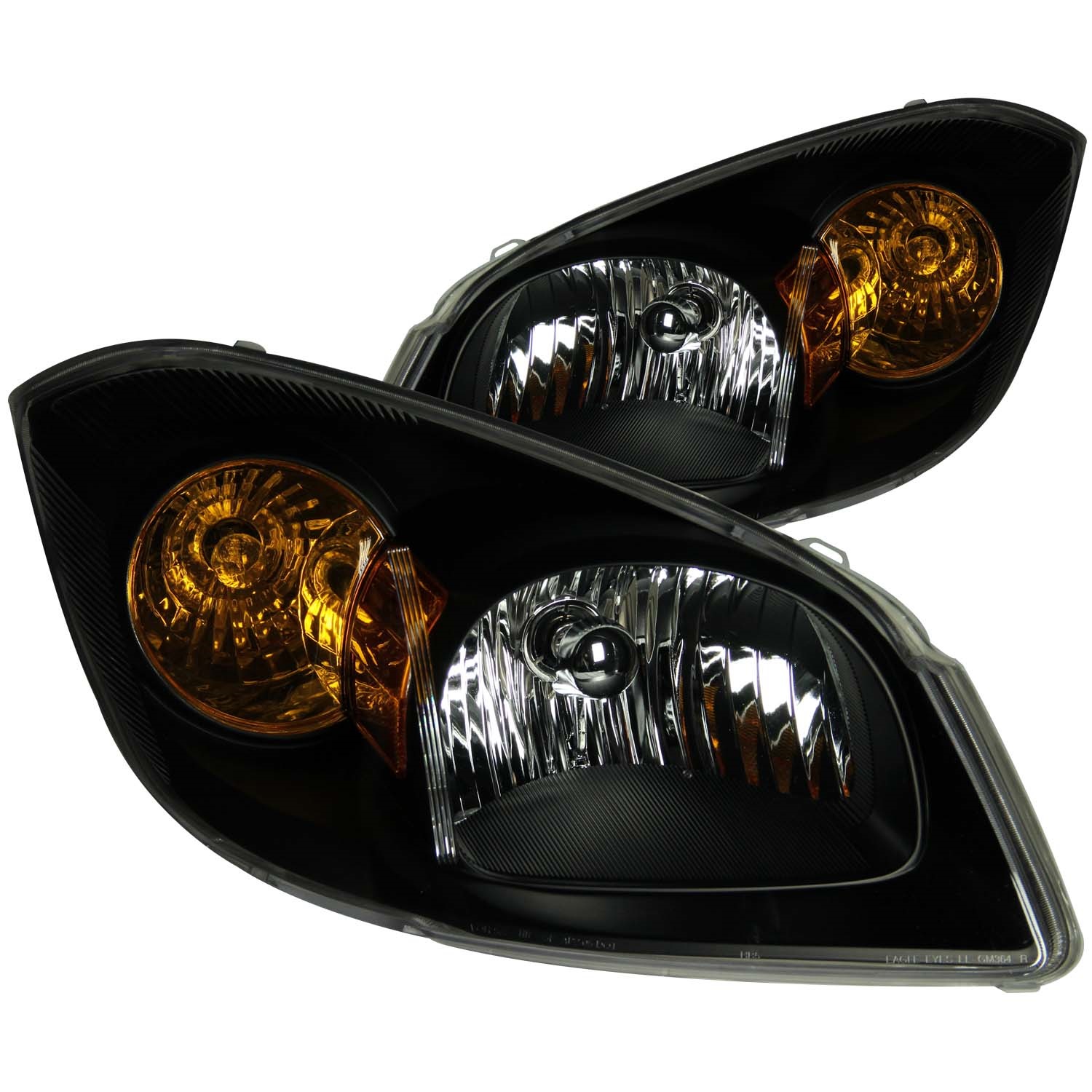 ANZO 121154 CRYSTAL HEADLIGHTS BLACK CLEAR 2005-2009 Cobalt