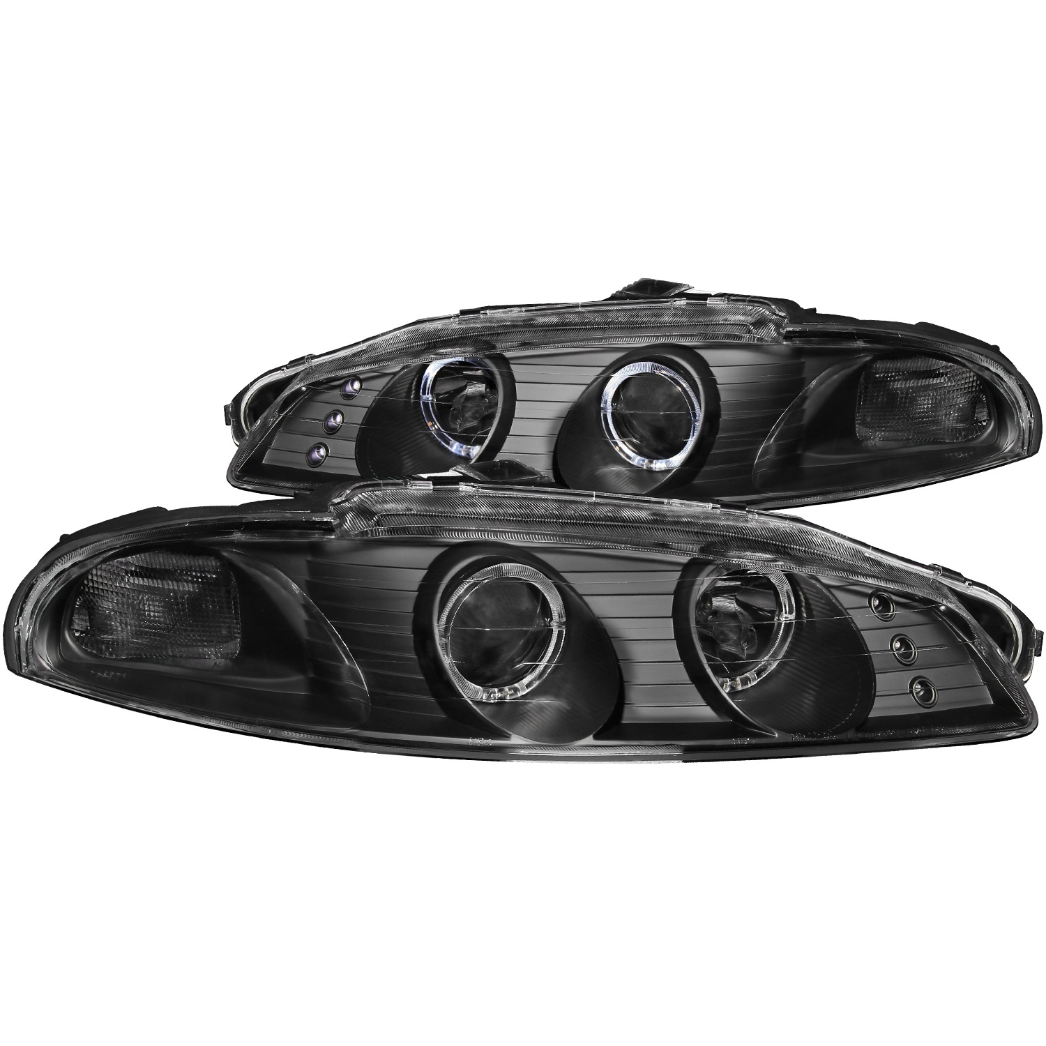 Anzo USA 121365 Projector Headlight Set Fits 97-99 Eclipse