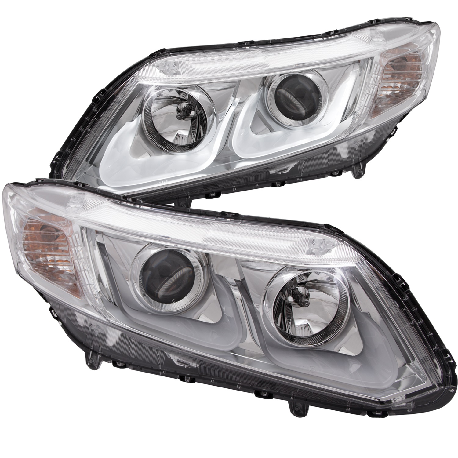 Anzo USA 121478 Projector Headlight Set Fits 12-15 Civic