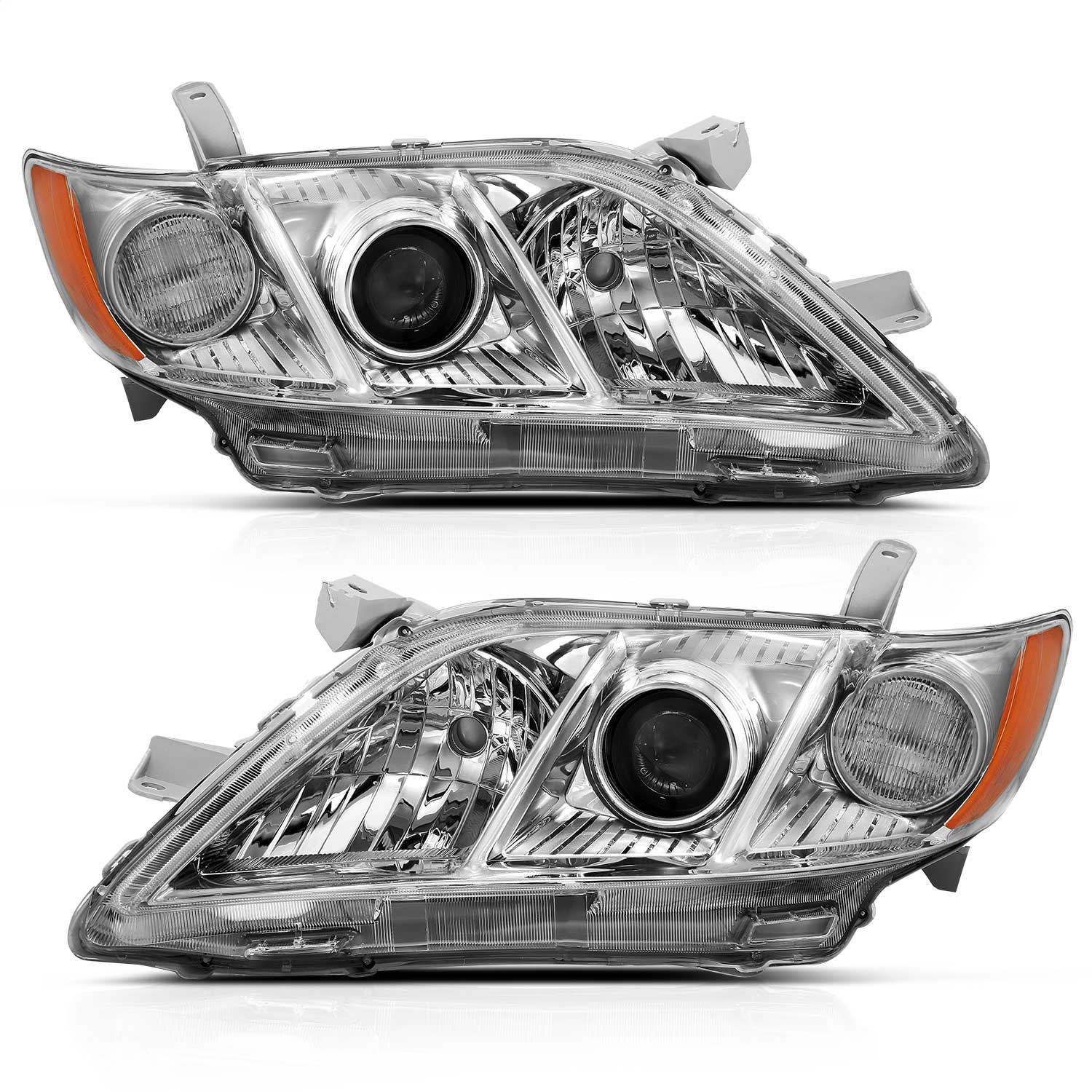 Anzo USA 121551 Projector Headlight Set Fits 07-09 Camry