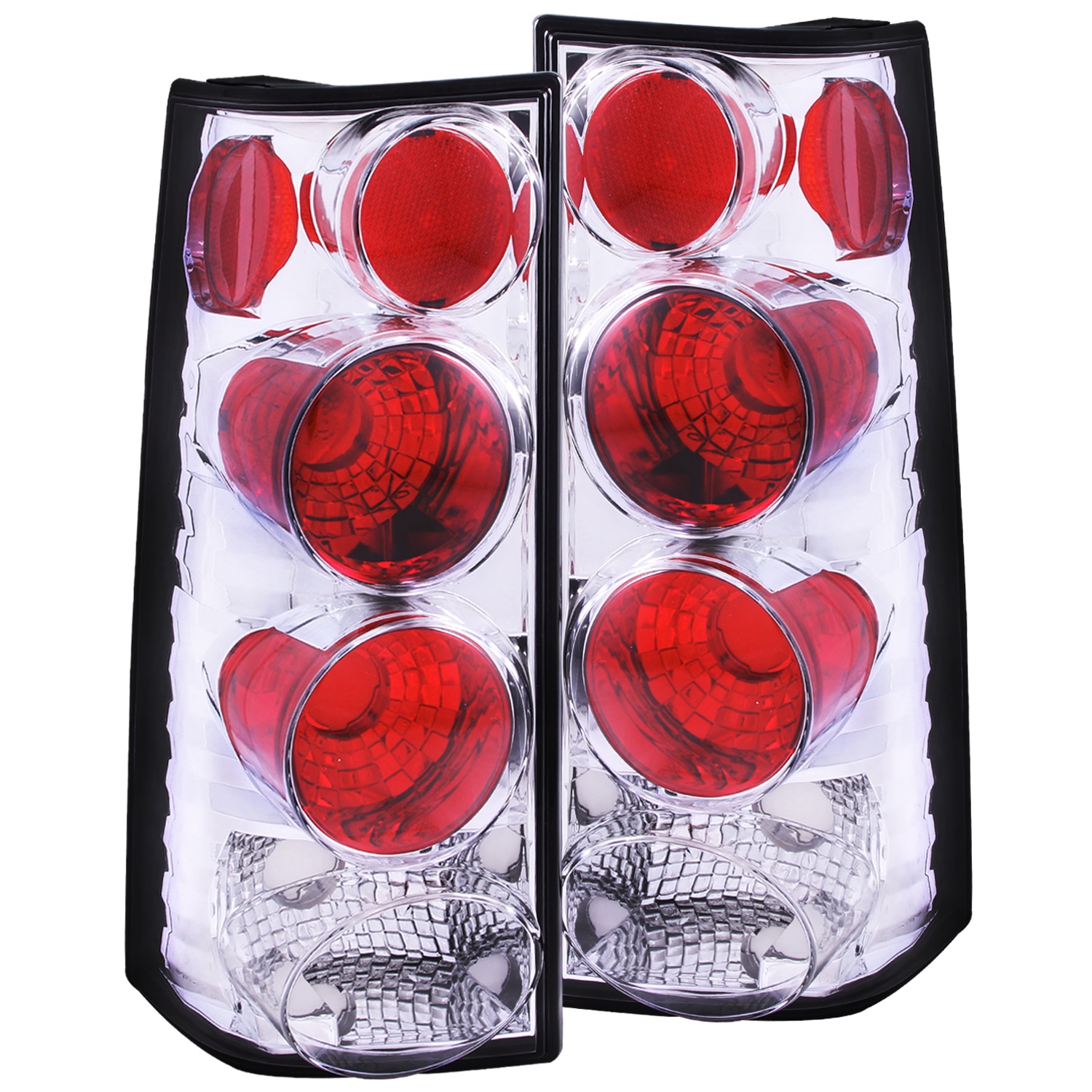ANZO 211088 TAIL LIGHTS CHROME CLEAR 2003-2010 Express