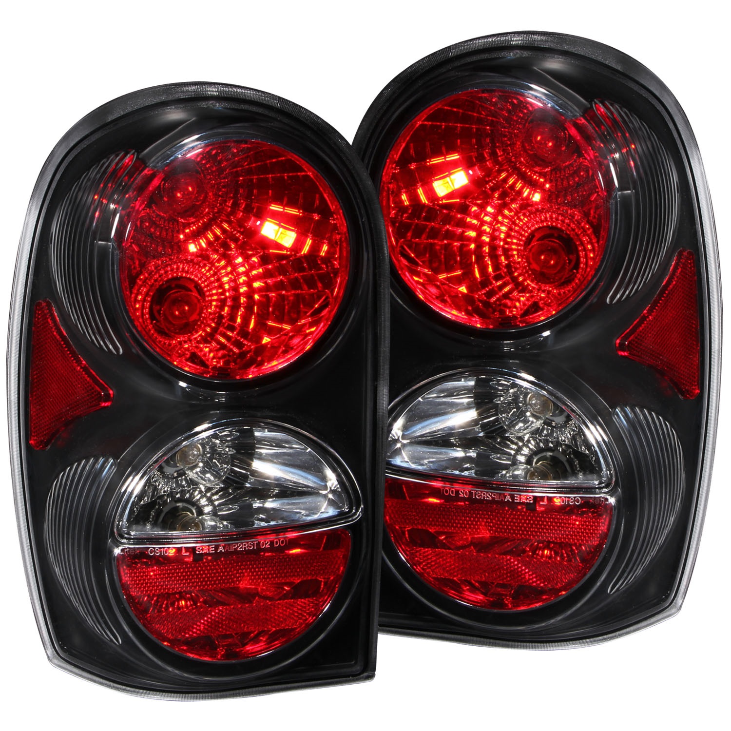 Anzo USA 211108 Tail Light Assembly Fits 02-07 Liberty