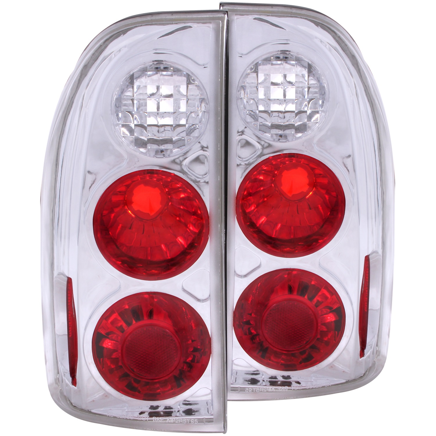 ANZO 211135 TAIL LIGHTS CHROME CLEAR For 1999-2004 Grand Vitara