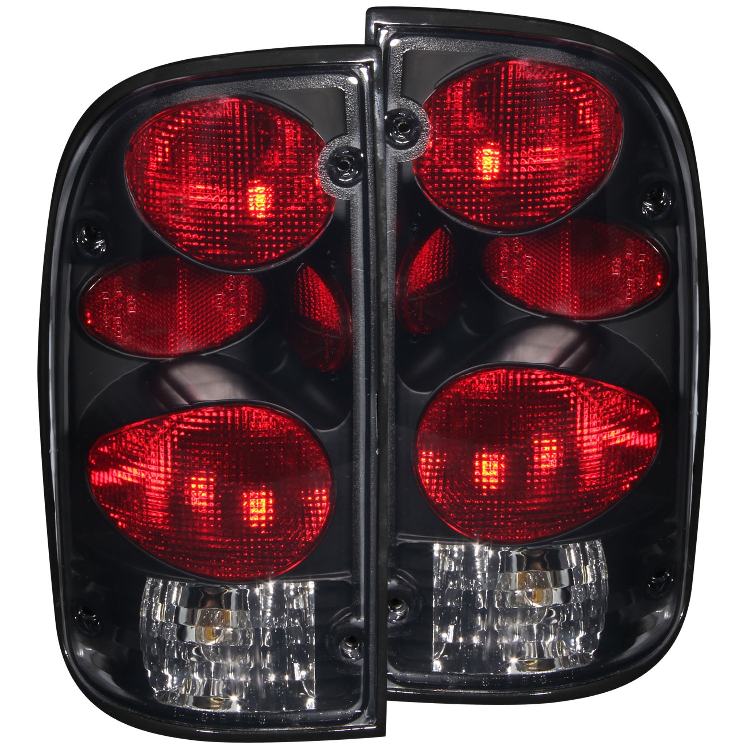 ANZO 211180 TAIL LIGHTS DARK SMOKE G2 For 1995-2000 Tacoma