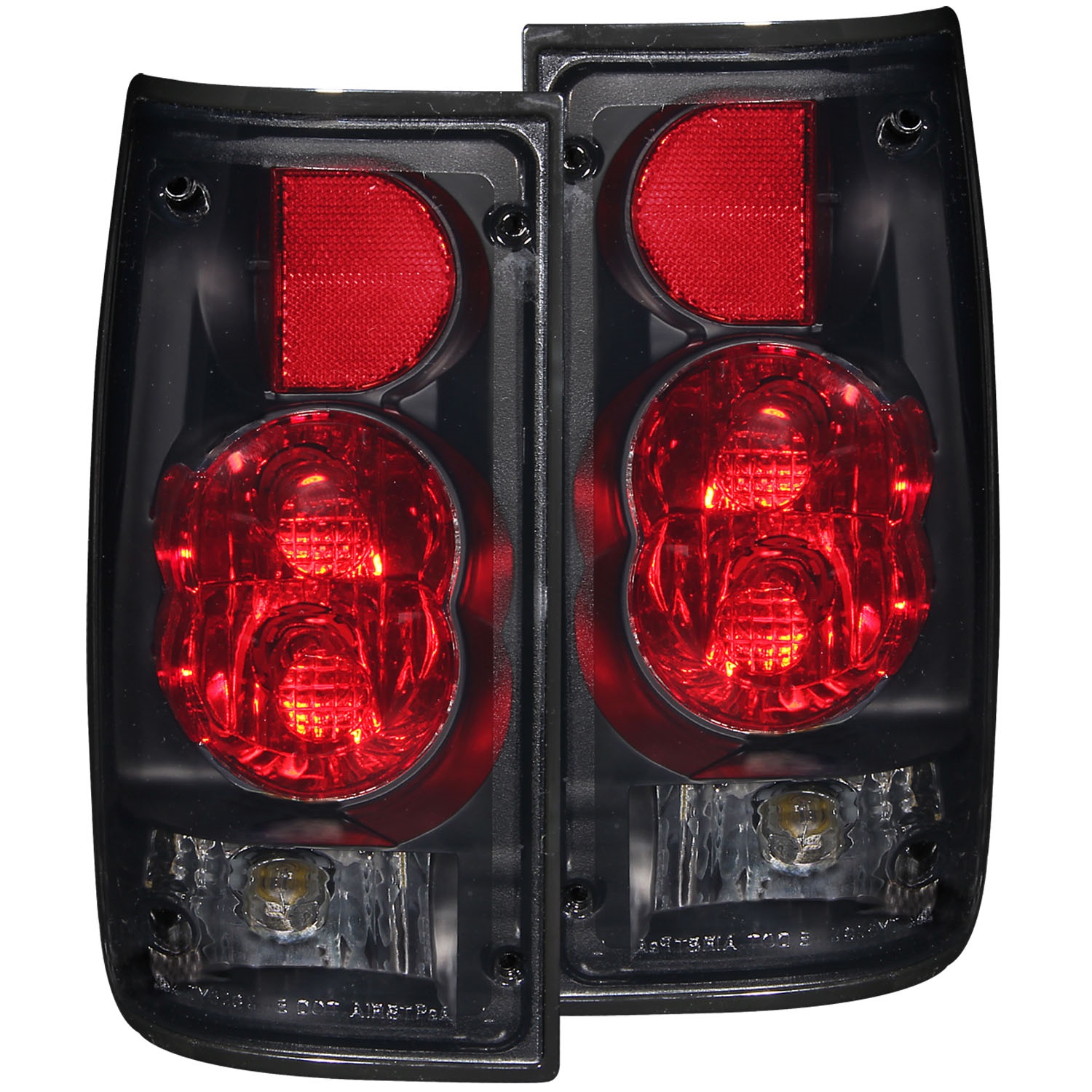 ANZO 211181 TAIL LIGHTS DARK SMOKE G2 For 1989-1992 Pickup