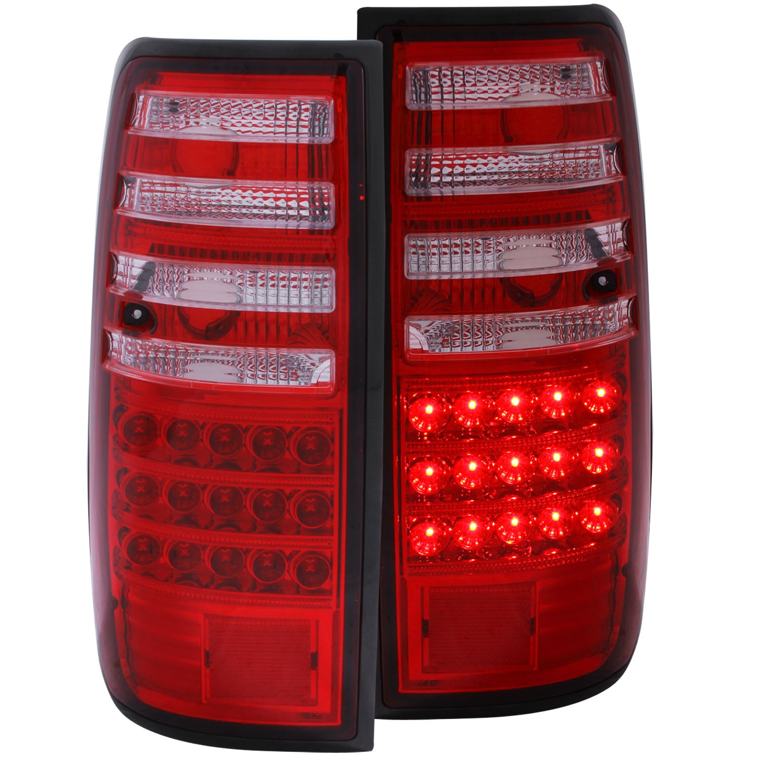 Anzo Fit 311095 TAIL LIGHTS RED/CLEAR 1991-1997 Land Cruiser