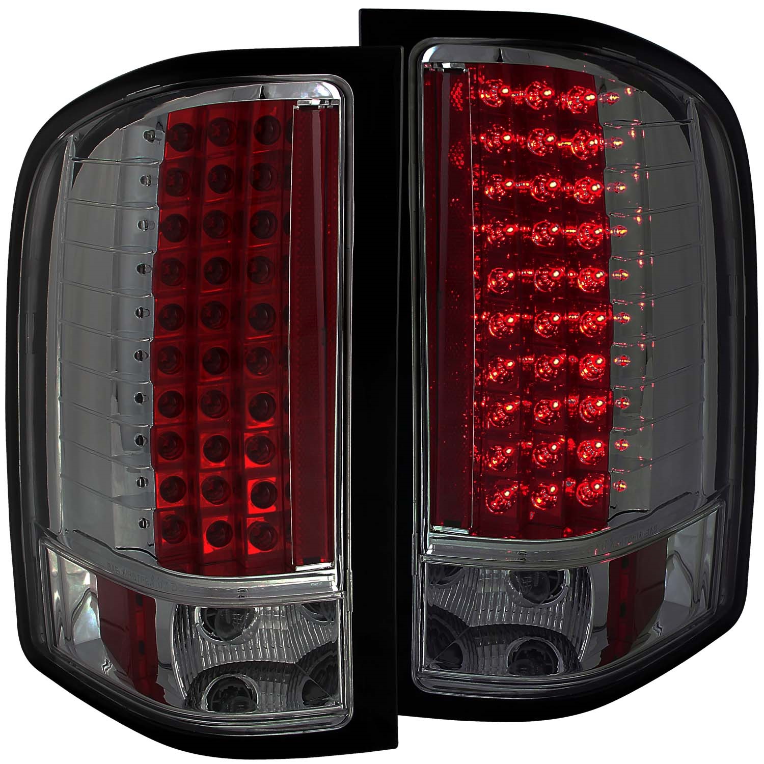 ANZO 311159 LED TAIL LIGHTS SMOKE 2008-2013 Silverado 1500