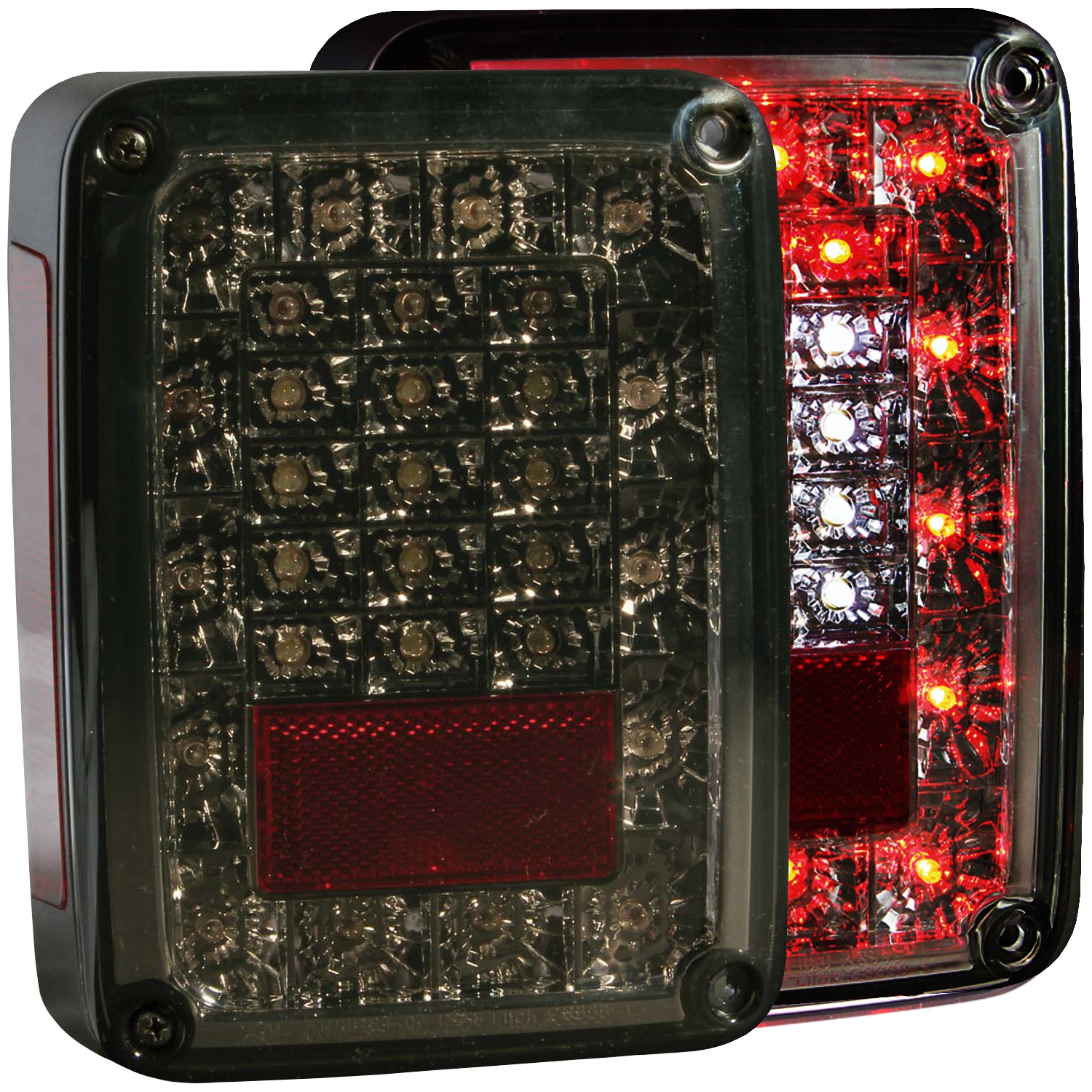 Anzo USA 311203 Tail Light Assembly Fits 07-18 Wrangler (JK)