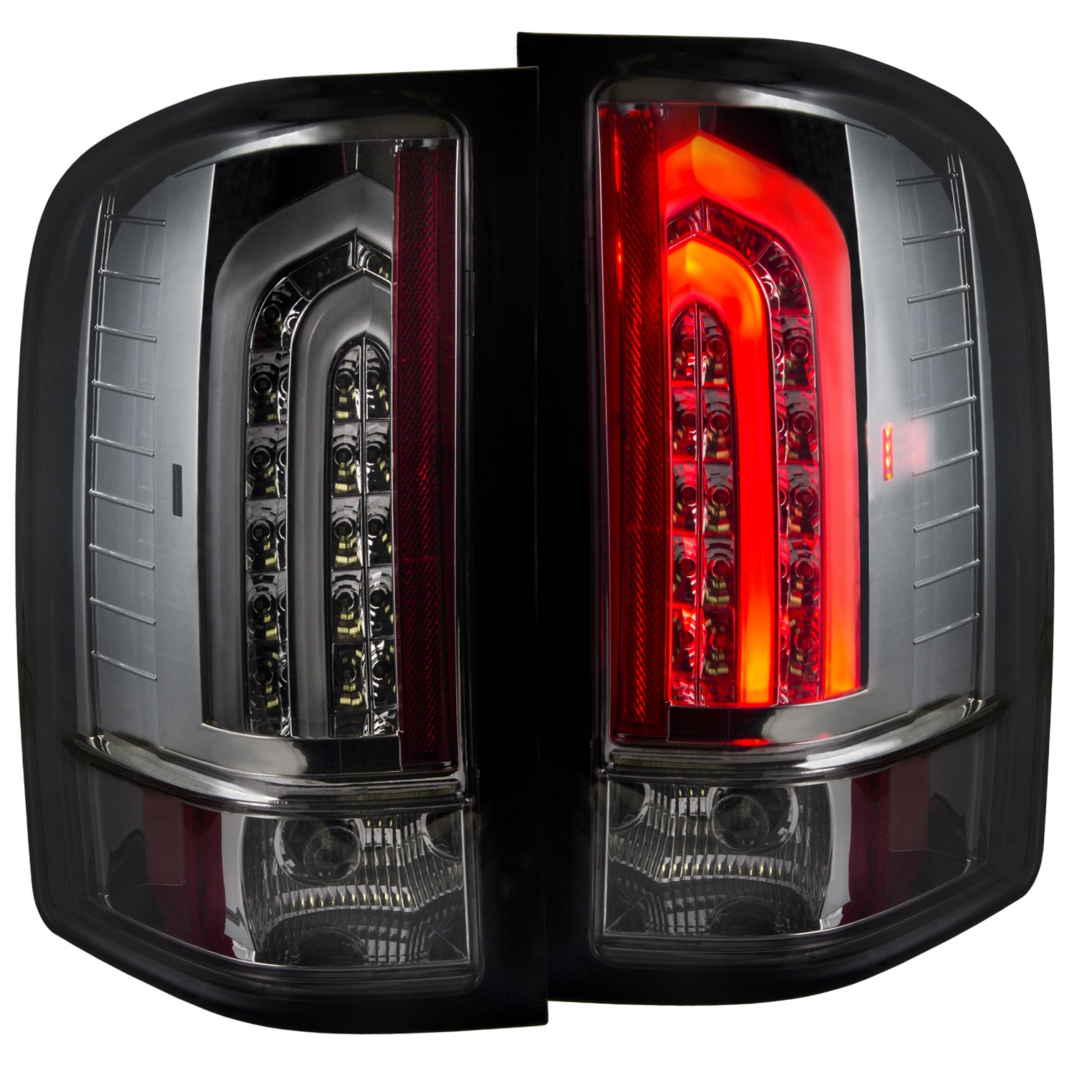 ANZO 311226 LED TAIL LIGHTS SMOKE