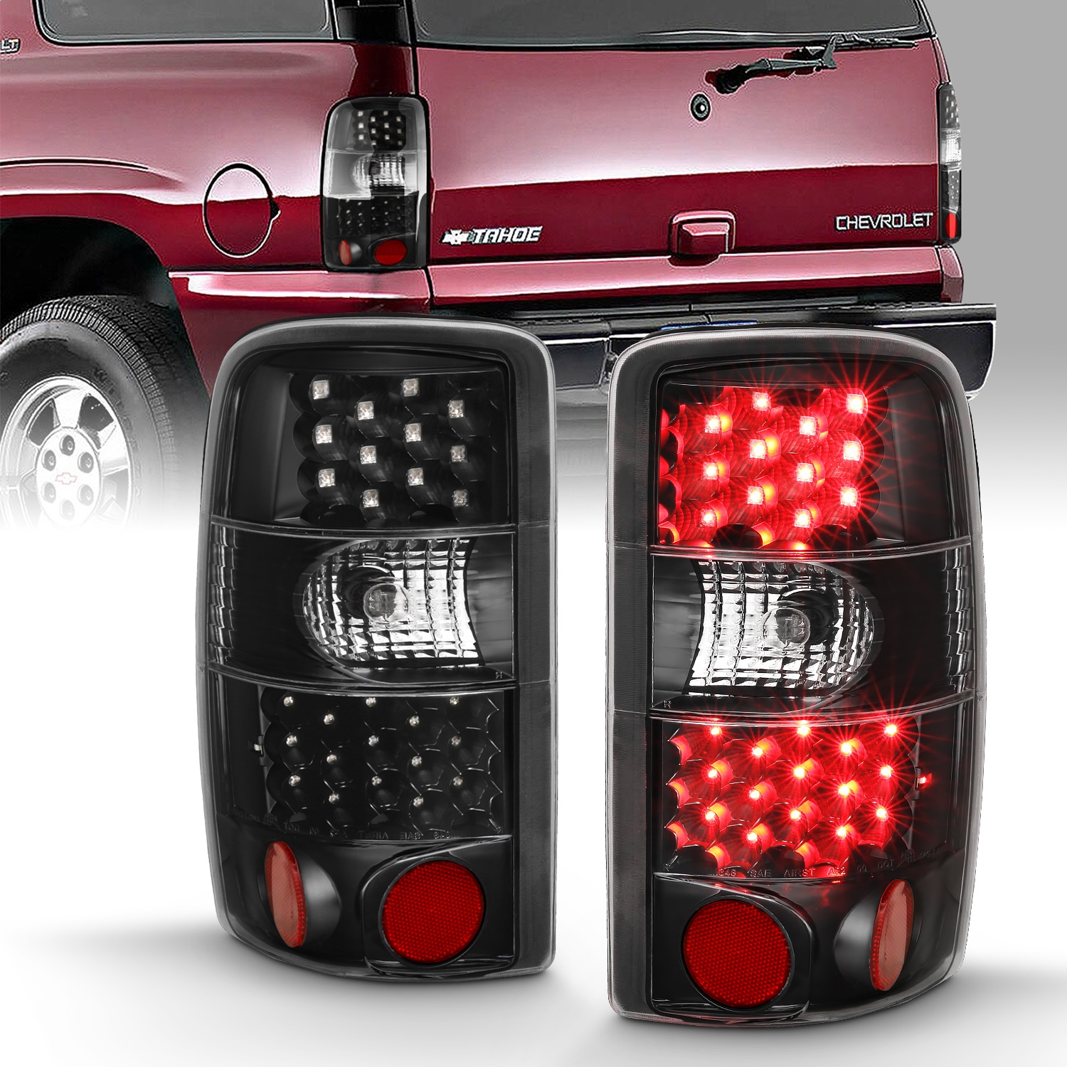 Anzo USA 311298 LED Tail Light Assembly Fits Suburban 1500 Suburban 2500 Tahoe