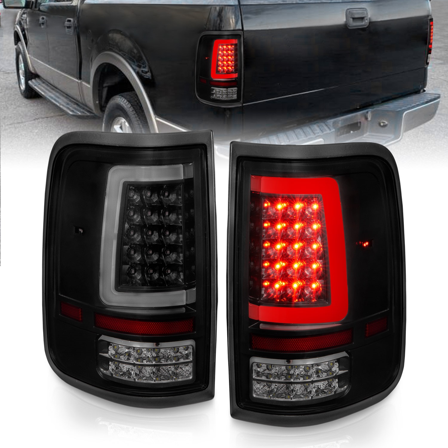 Anzo USA 311343 LED Tail Light Assembly Fits 04-08 F-150