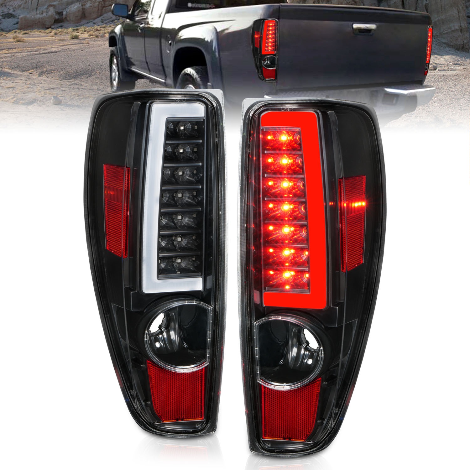 Anzo USA 311382 LED Tail Light Assembly Fits 04-12 Canyon Colorado
