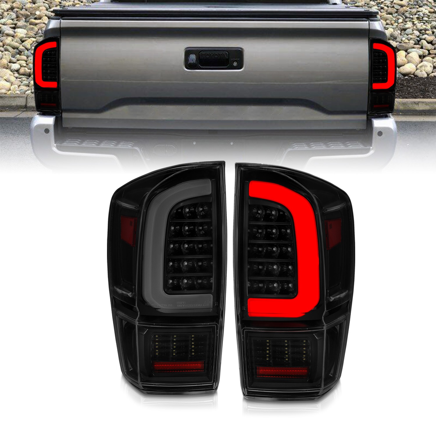 Anzo USA 311401 LED Tail Light Assembly Fits 16-23 Tacoma