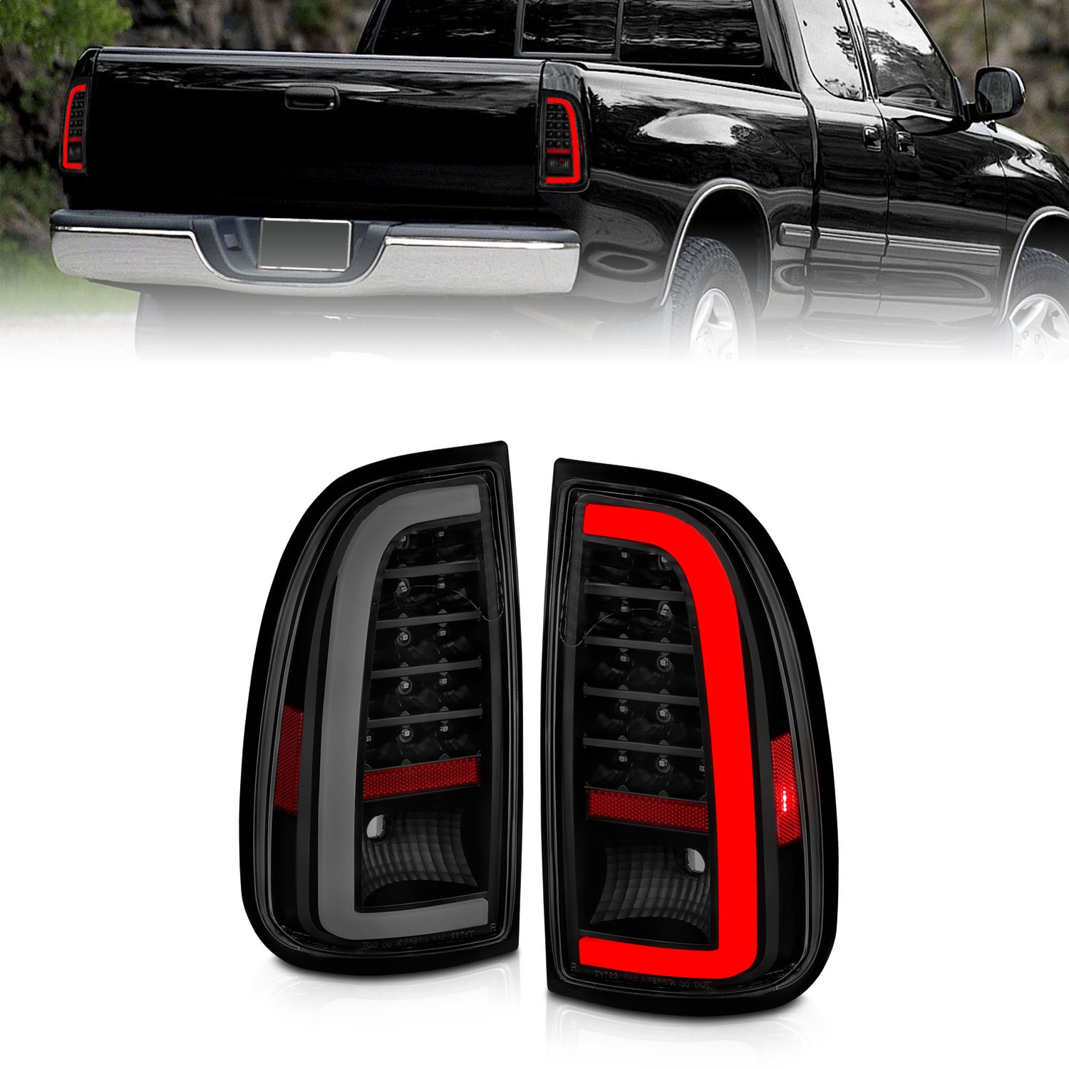 Anzo USA 311412 LED Tail Light Assembly Fits 00-06 Tundra