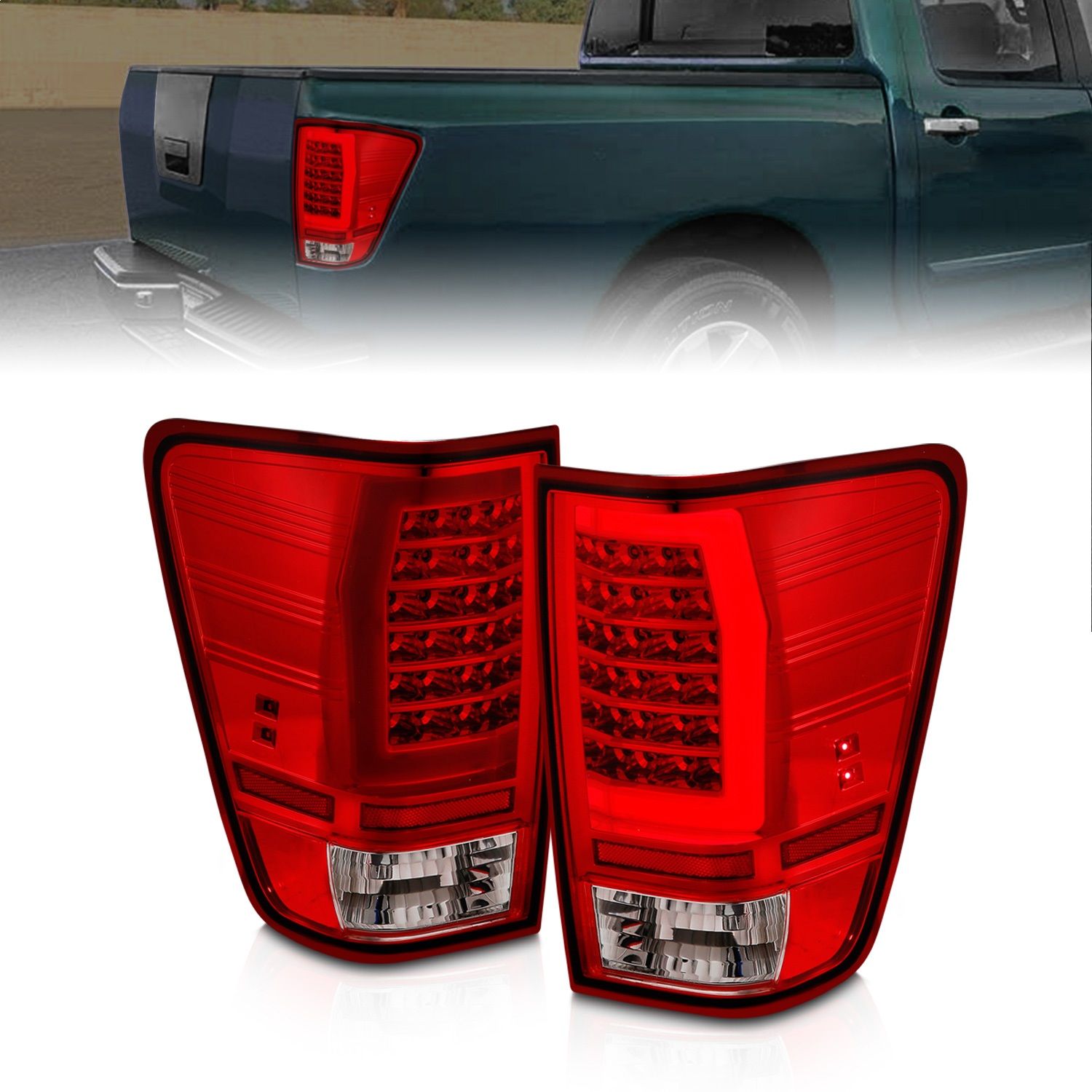 Anzo USA 311422 Tail Light Assembly Fits 04-15 TITAN