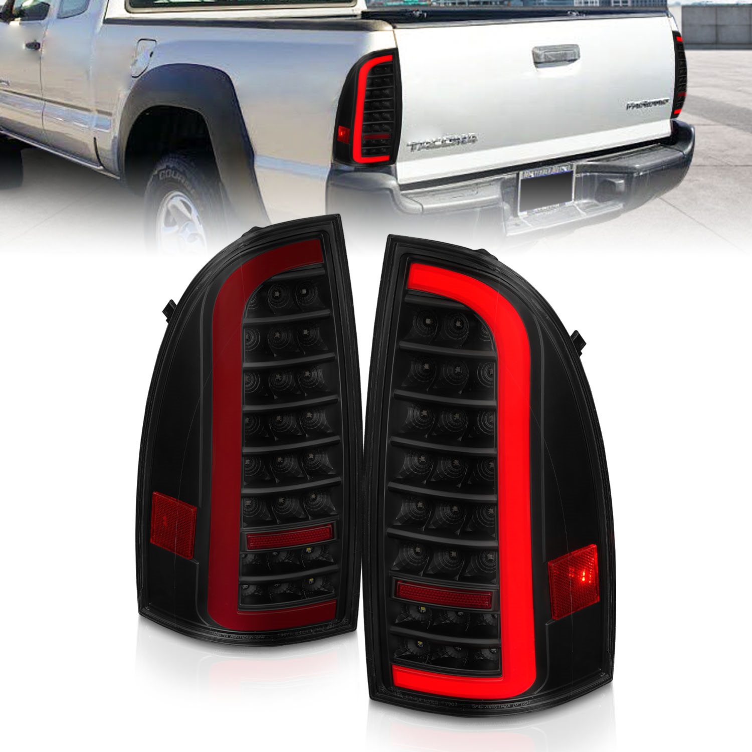 Anzo USA 311428 LED Tail Light Assembly Fits 05-15 Tacoma
