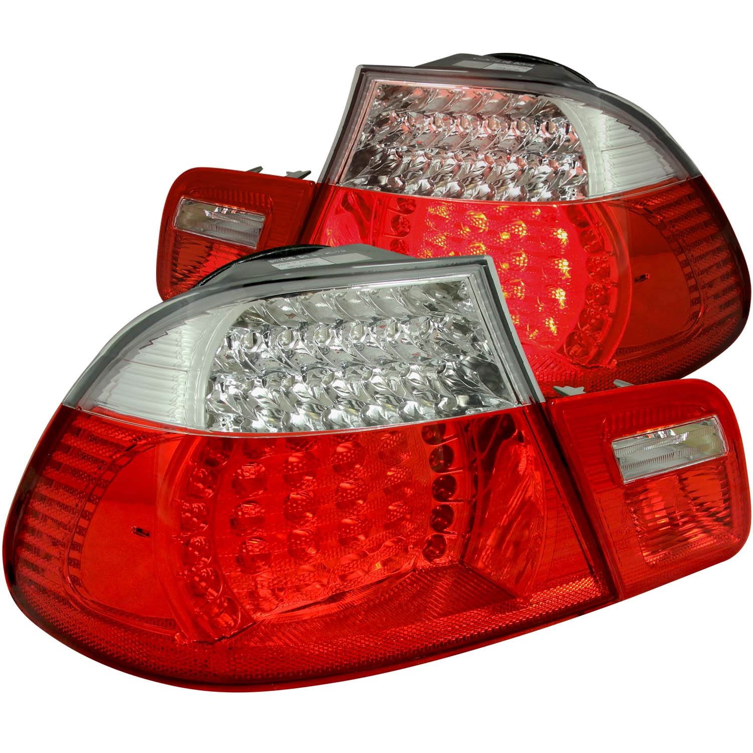 Anzo Fit 321105 TAIL LIGHTS RED/CLEAR For 2001-2006 M3