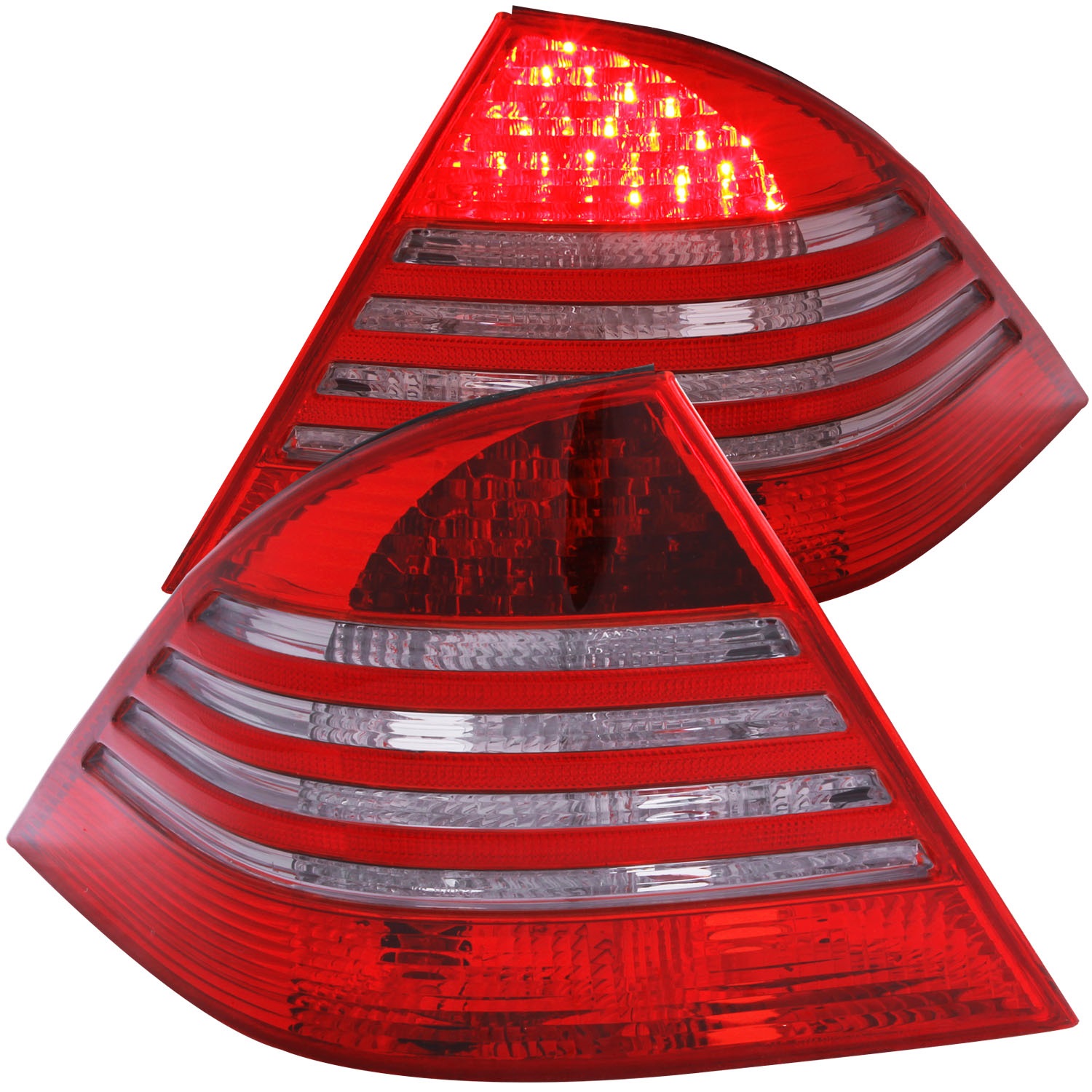 Anzo USA 321122 Tail Light Assembly Fits 00-05 S430 S500 S55 AMG S600
