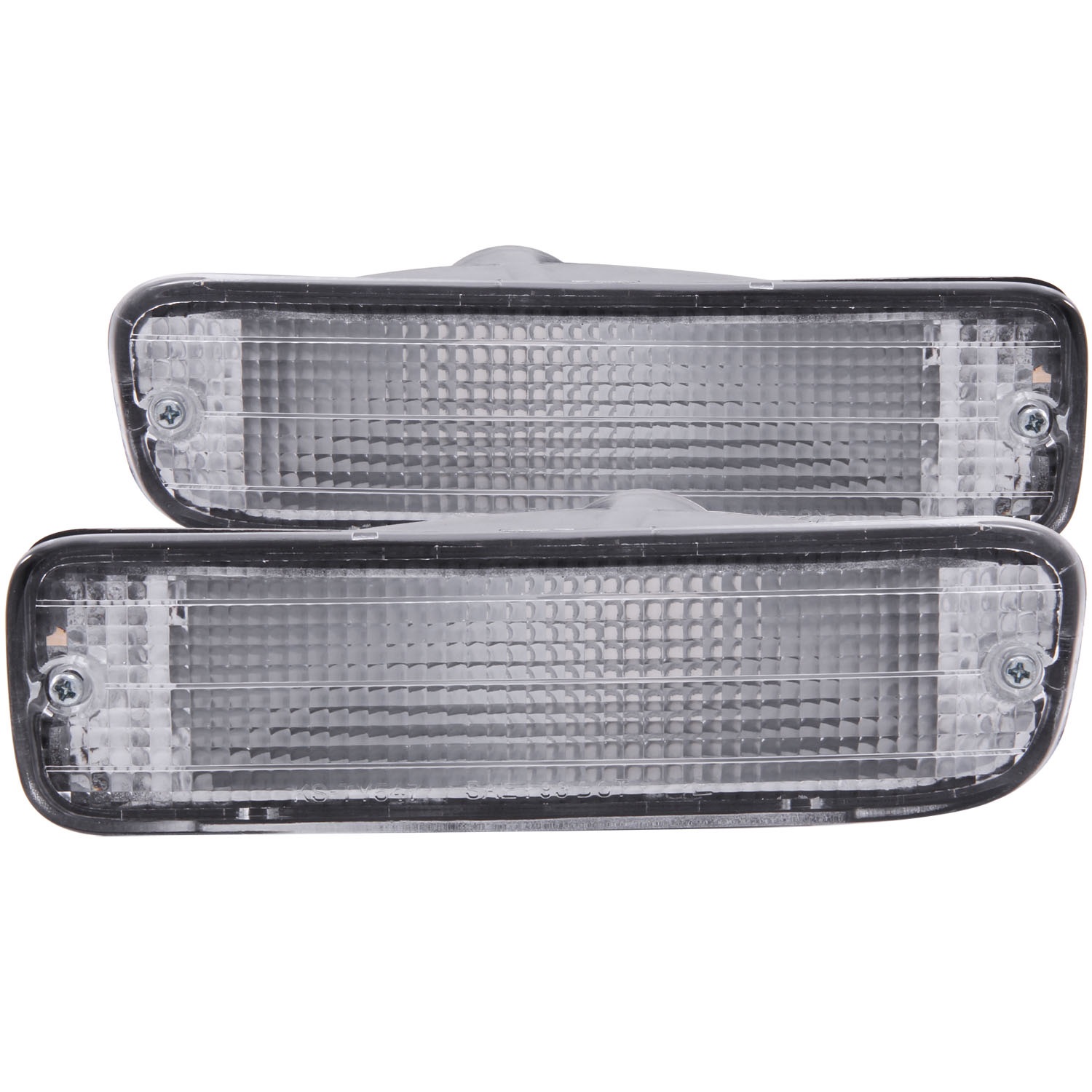 ANZO 511018 EURO PARKING LIGHTS CHROME w/ AMBER REFLECTOR 1995-1997 Tacoma